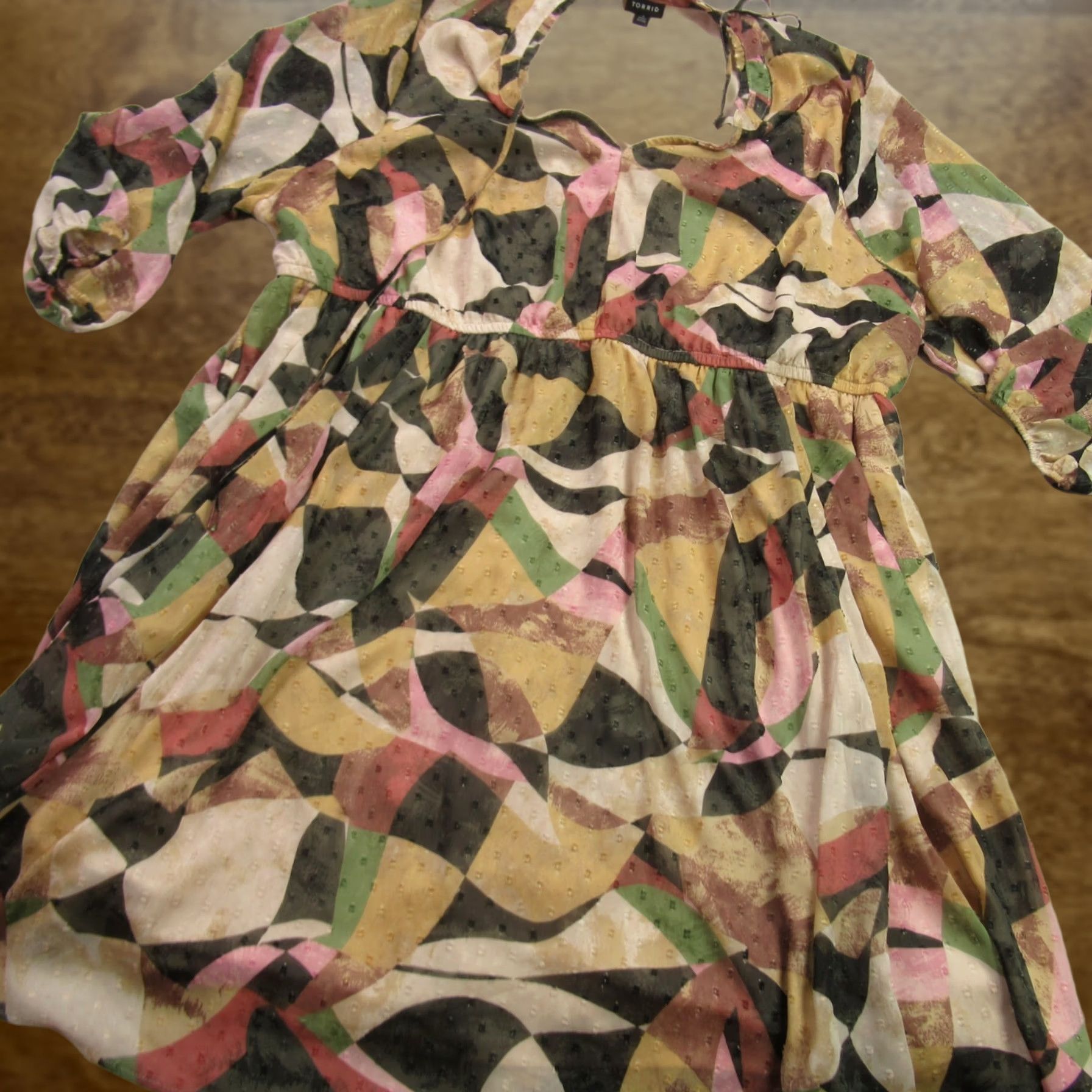Torrid Torrid Dress Womens 3 Long Sleeve V Neck Casual Lightweight Outdoors Shirt Dress Size XS / US 0-2 / IT 36-38 - 1 Thumbnail