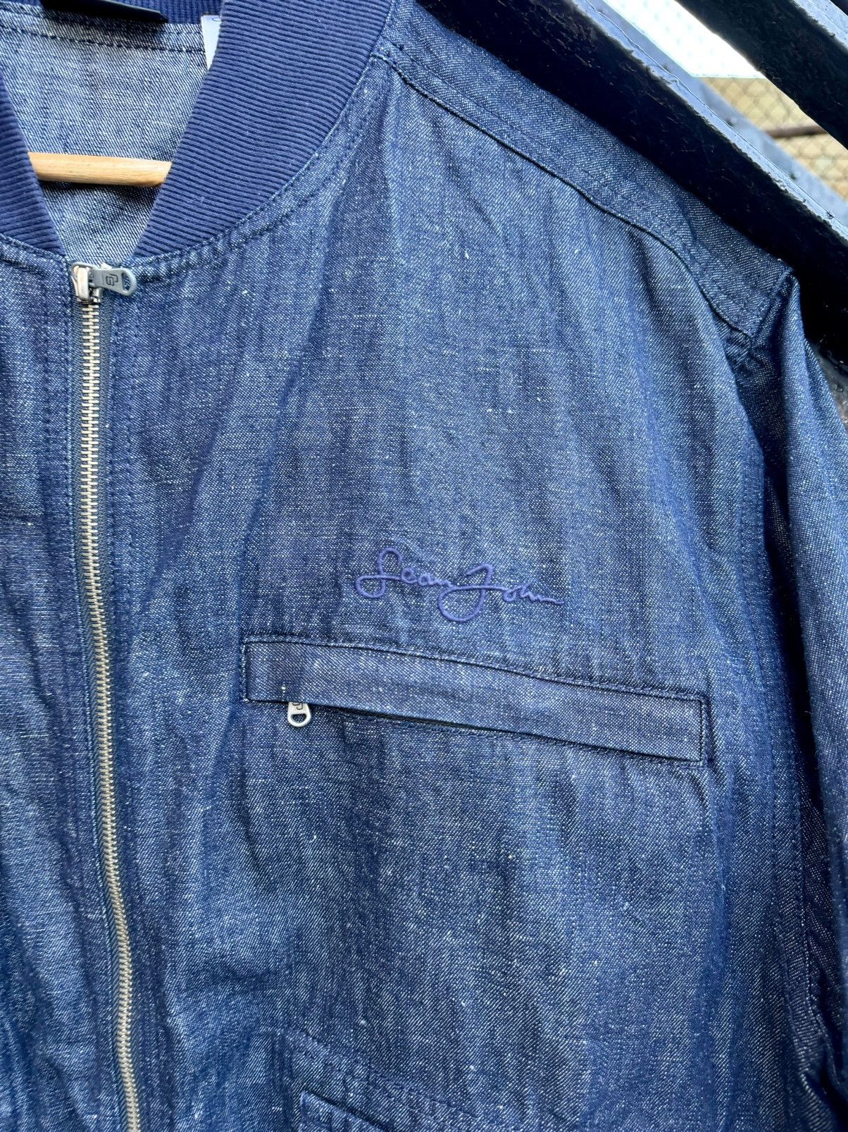 Sean John × Vintage Vintage Sean John Y2K Raw Denim Hip Hop Rap Shirt Size US XL / EU 56 / 4 - 3 Thumbnail