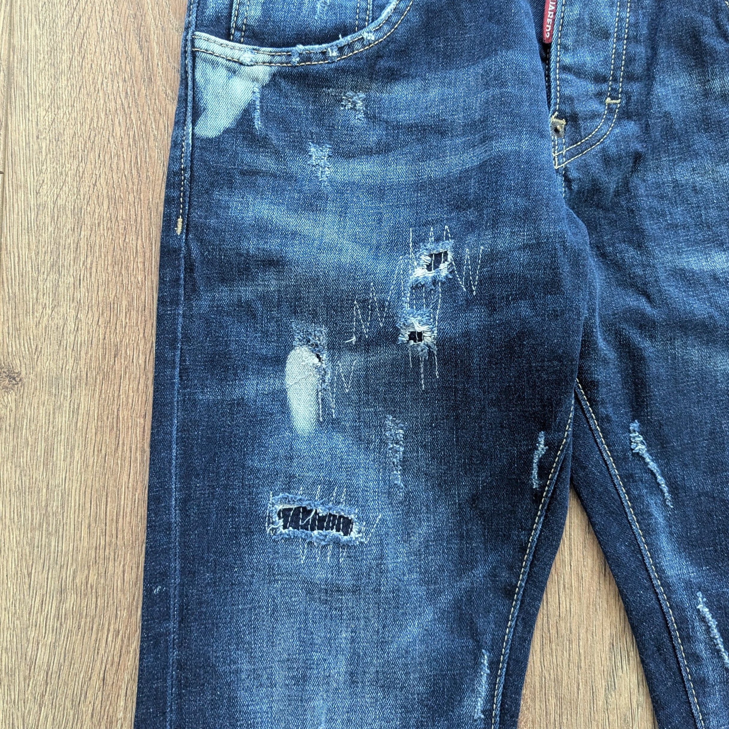 Dsquared2 Dsquared2 Blue Distressed Kenny Twist Men's Made In Italy Size US 28 / EU 44 - 7 Thumbnail