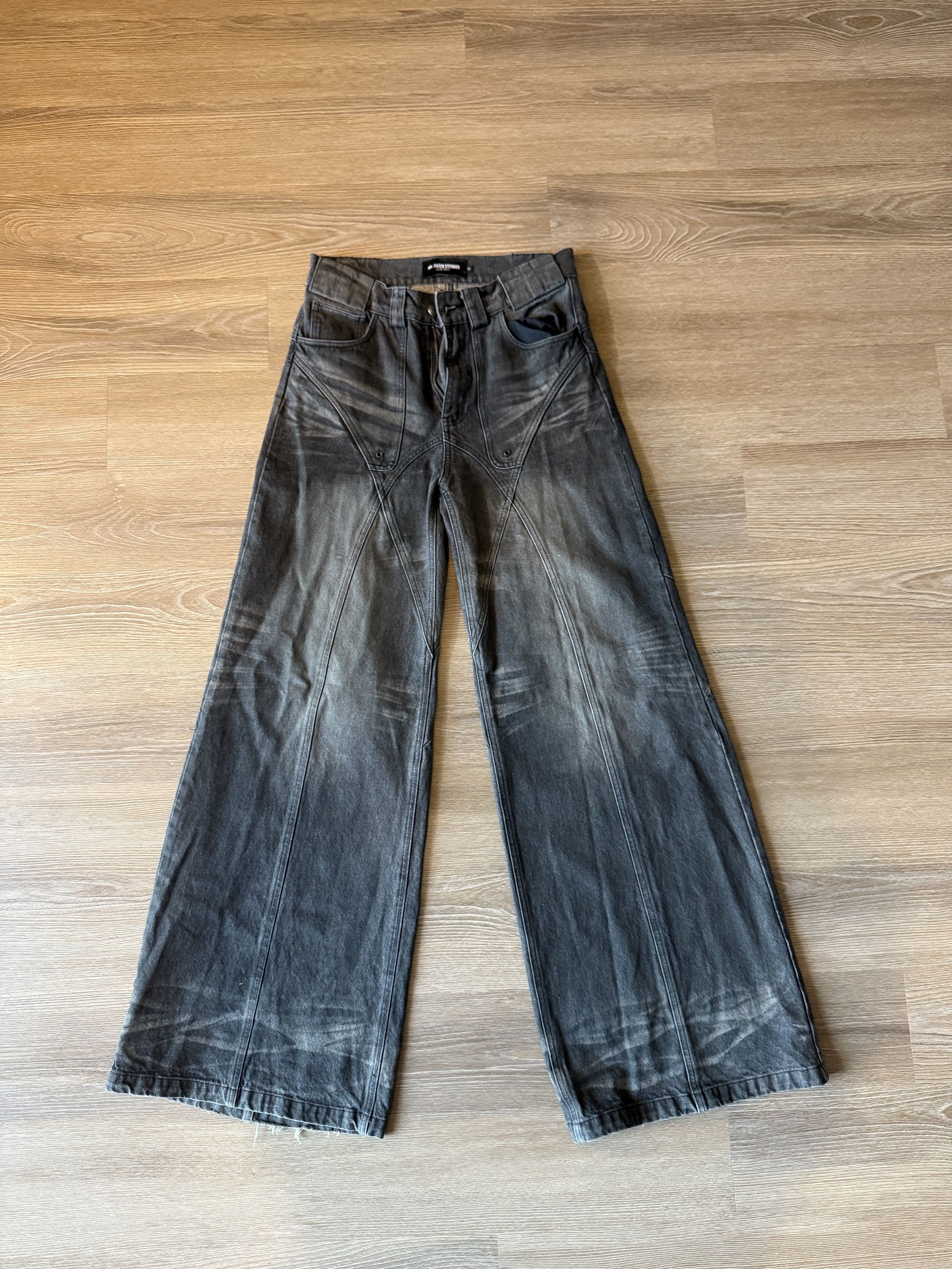 SUN FADED DUNE BAGGY DENIM – NO/FAITH STUDIOS