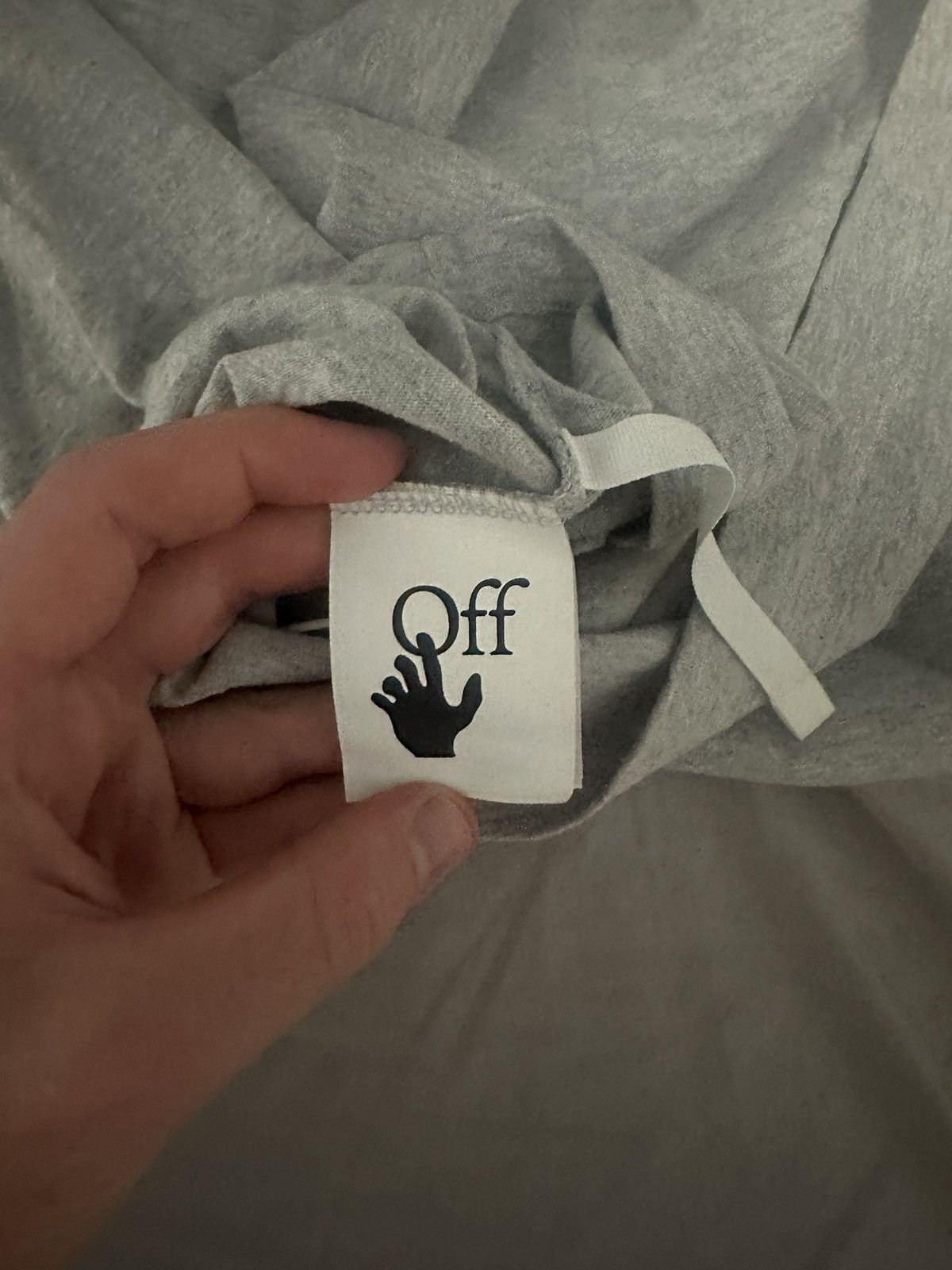 Off-White × Virgil Abloh Off white Grey Thunder Pivot Tee Size US M / EU 48-50 / 2 - 5 Thumbnail