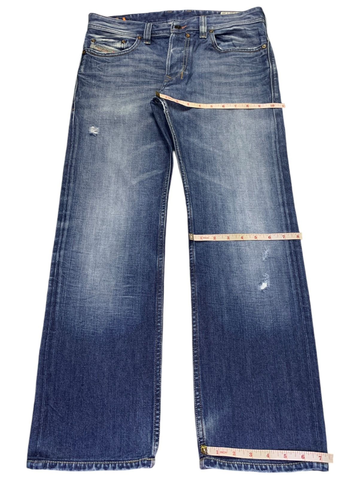 Diesel SALES🔥Vintage Diesel Faded Wash Distressed Button Fly Jeans Size US 33 - 13 Thumbnail