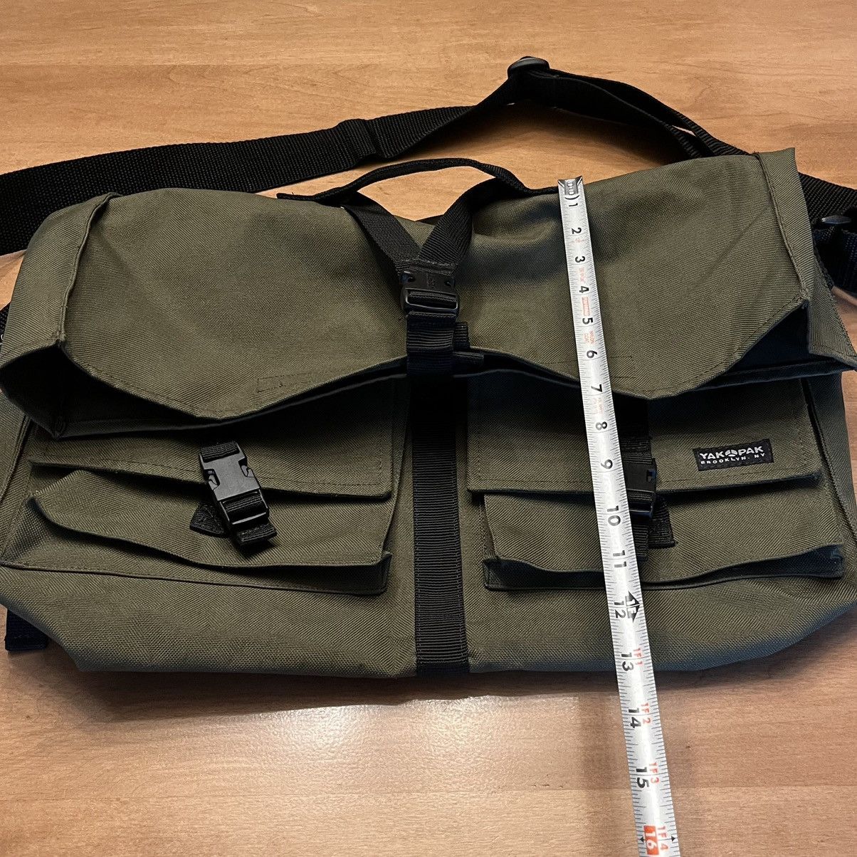 Vintage YakPak canvas messenger-bag, converts to over-shoulder tote Size ONE SIZE - 10 Thumbnail