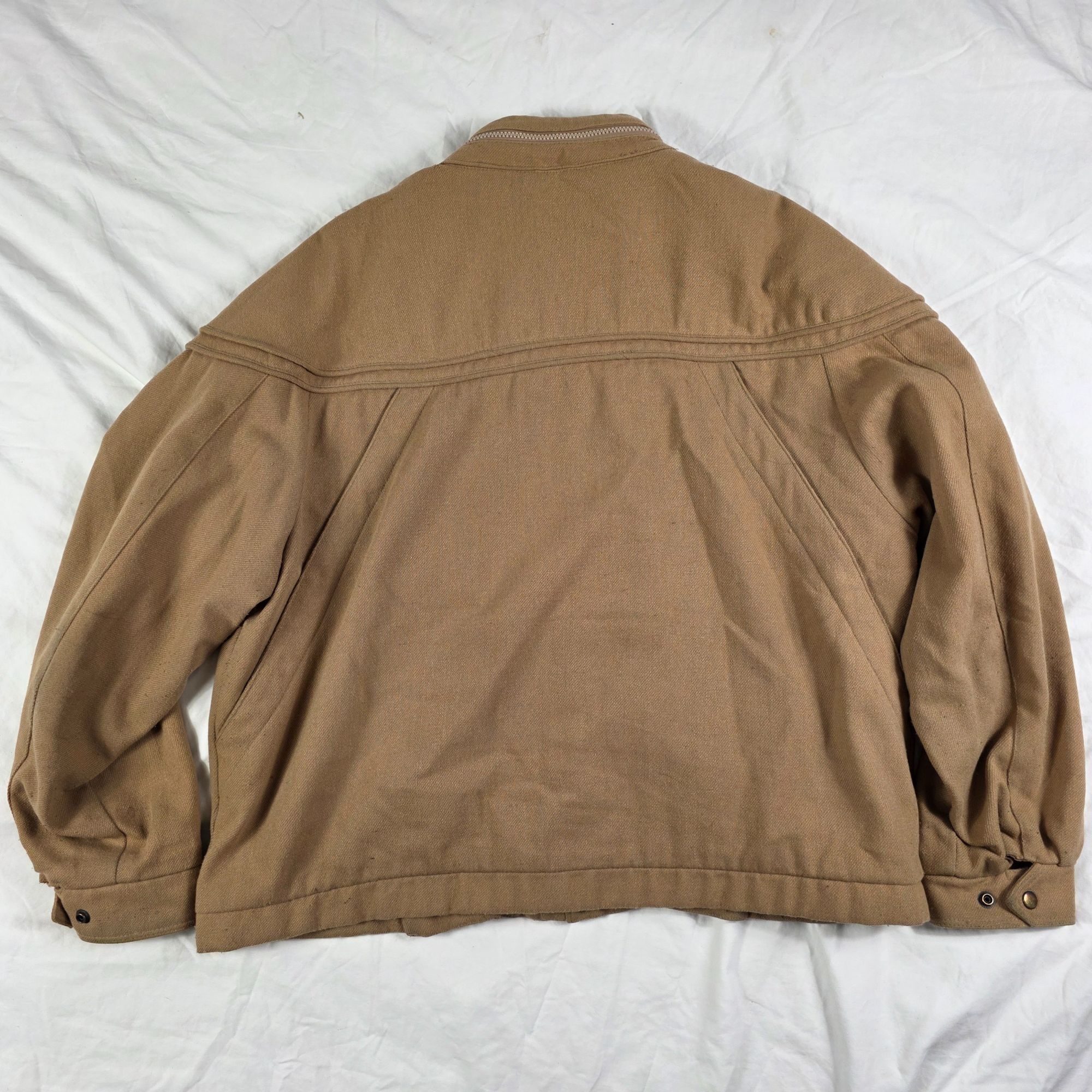 Other Vintage Hill & Archer Mens XL Tan Full Zip Jacket Pockets Ca Size US XL / EU 56 / 4 - 2 Thumbnail