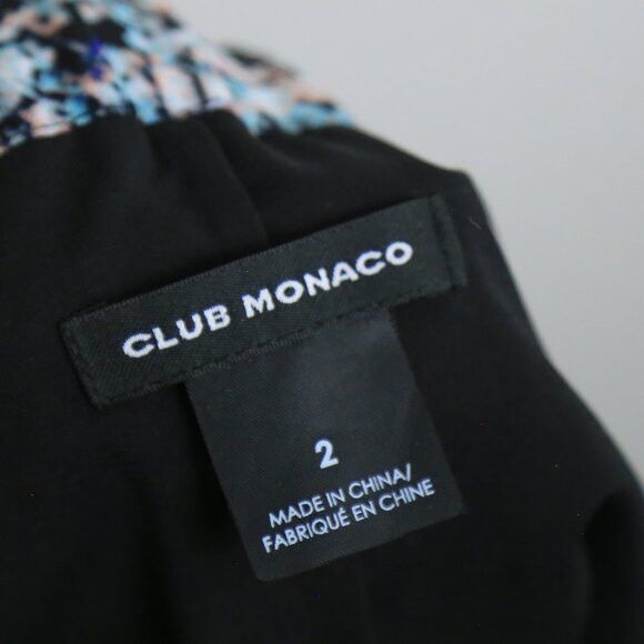 Club Monaco Club Monaco Pleated Floral Printed Multicolor Short Skirt Size 24" / US 00 / IT 34 - 3 Thumbnail