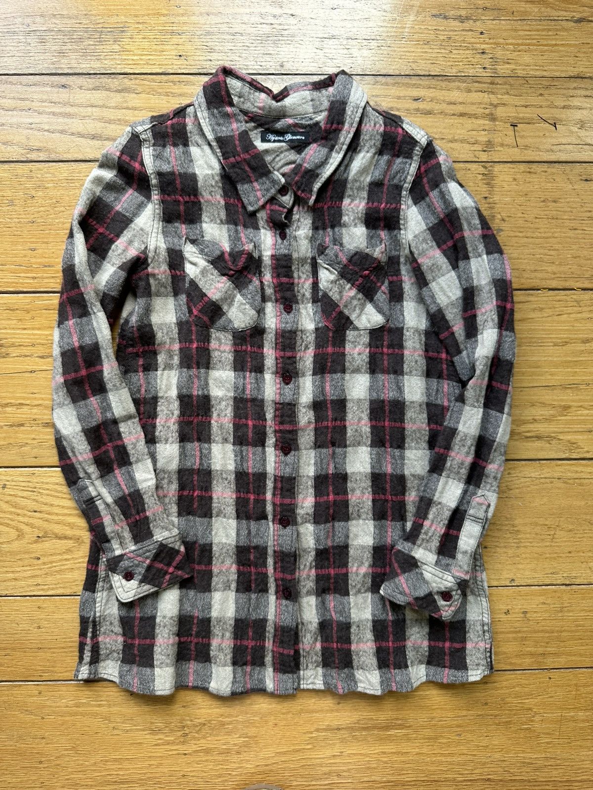 image of Hysteric Glamour Plaid Flannel, Women's (Size Small)