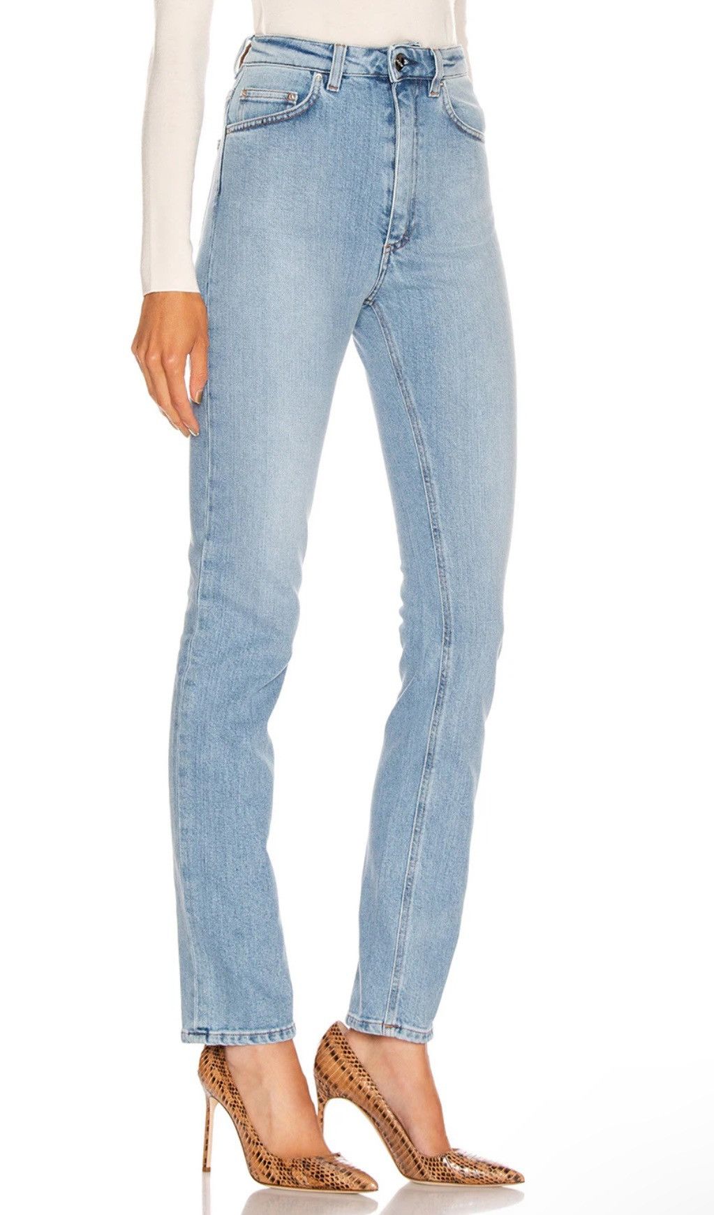 Toteme TOTEME High Waist Standard Denim Jeans size 24 Size 24" / US 00 / IT 34 - 2 Thumbnail