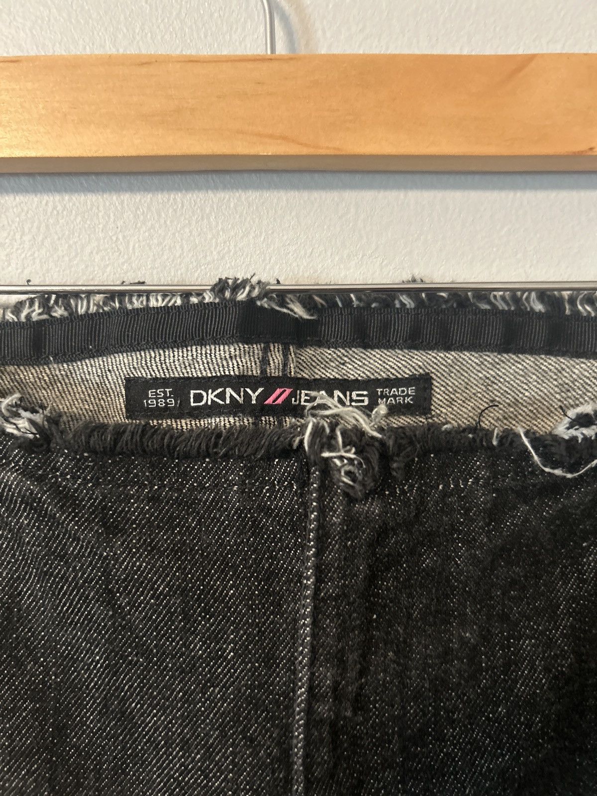 DKNY DKNY Flared Black Jeans Size 32" / US 10 / IT 46 - 2 Thumbnail