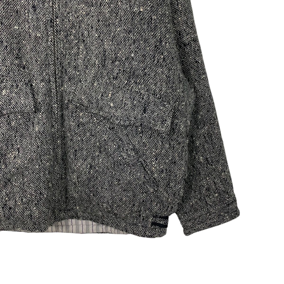 Japanese Brand SCENE Wool Collared Casual Bomber Jacket #2076-C90 Size US L / EU 52-54 / 3 - 4 Thumbnail