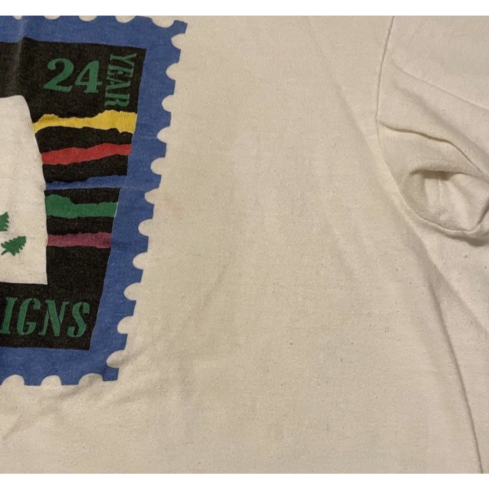 Sierra Designs VINTAGE Sierra Designs T-Shirt XS White 80s 90s Grunge Skate Surf Floral Distressed Distress Shirt Mens Size US XS / EU 42 / 0 - 7 Thumbnail