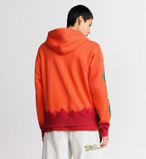 Dior × Kaws o1w1db11025 513J201 Cotton Fleece Hooded Sweatshirt Size US M / EU 48-50 / 2 - 5 Thumbnail