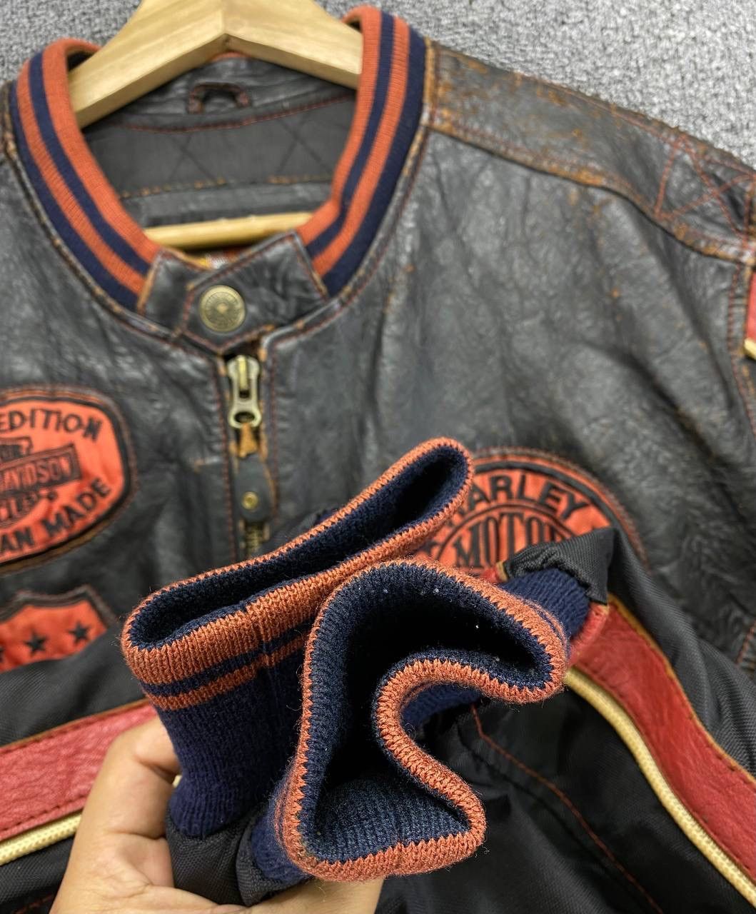 Harley Davidson Vintage Harley Davidson Championship Racing Leather Jacket Size US M / EU 48-50 / 2 - 20 Thumbnail