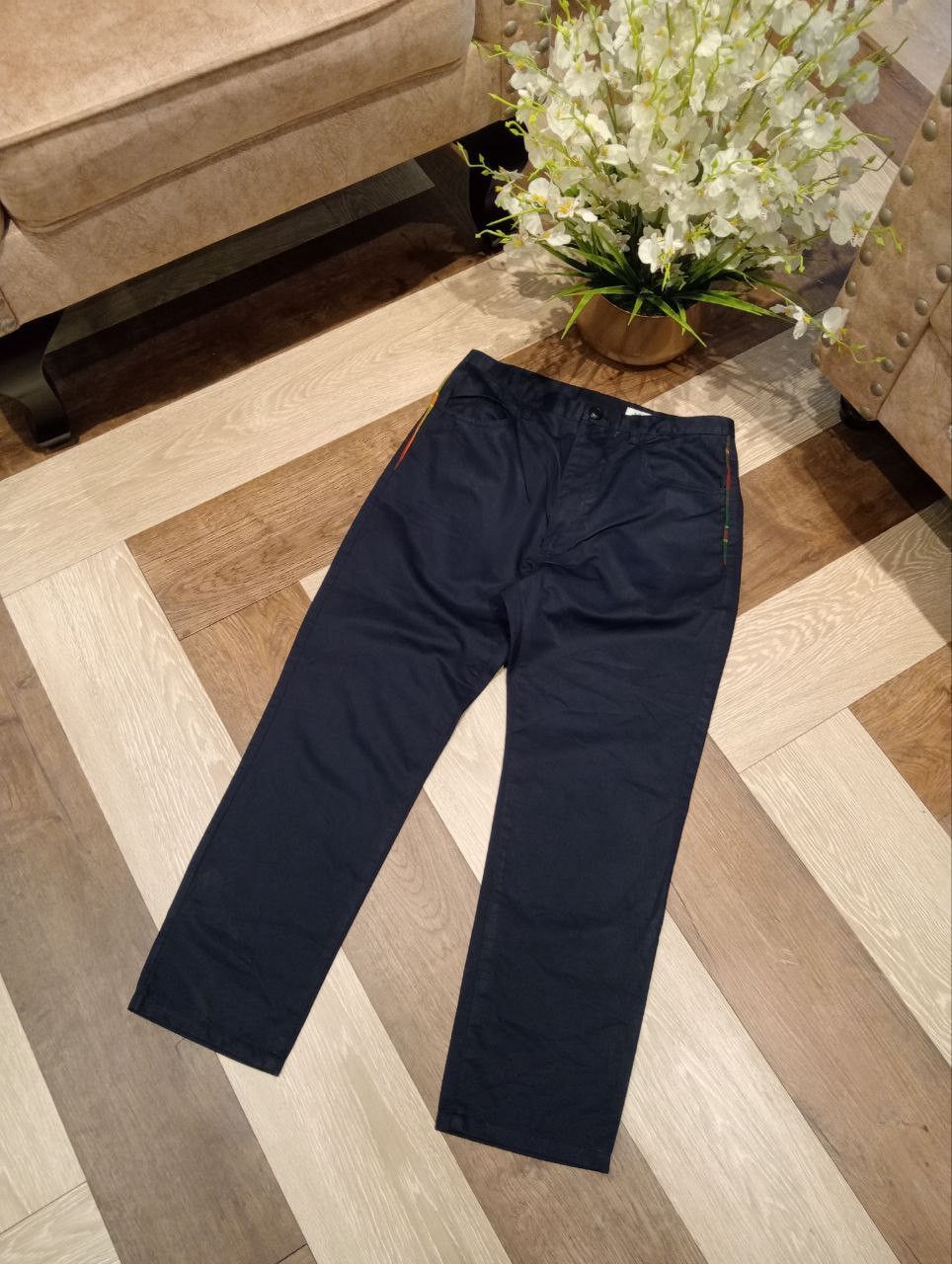 Issey Miyake SUNAOKUWAHARA by ISSEY MIYAKE CROPPED PANTS Size US 29 - 2 Thumbnail