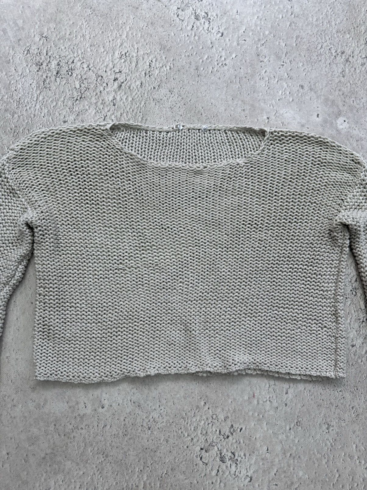 Japanese Brand SALE💣💣 VINTAGE ARCHIVE Y2K JPG STYLE MESH STRIPED SWEATER Size US M / EU 48-50 / 2 - 5 Thumbnail