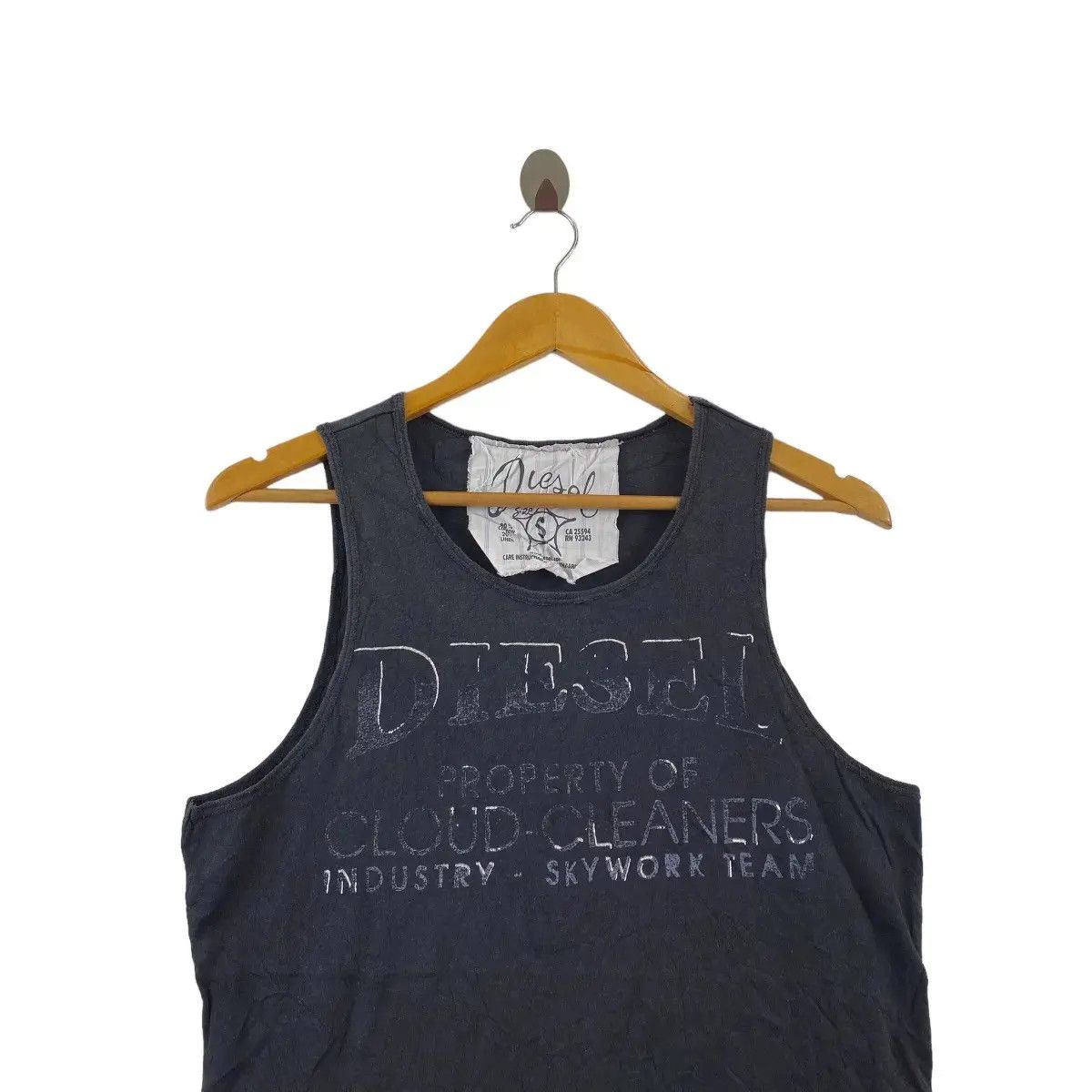 Diesel DIESEL ITALY Cloud Cleaners Industry Skywork Team Tank Top Size S / US 4 / IT 40 - 2 Thumbnail