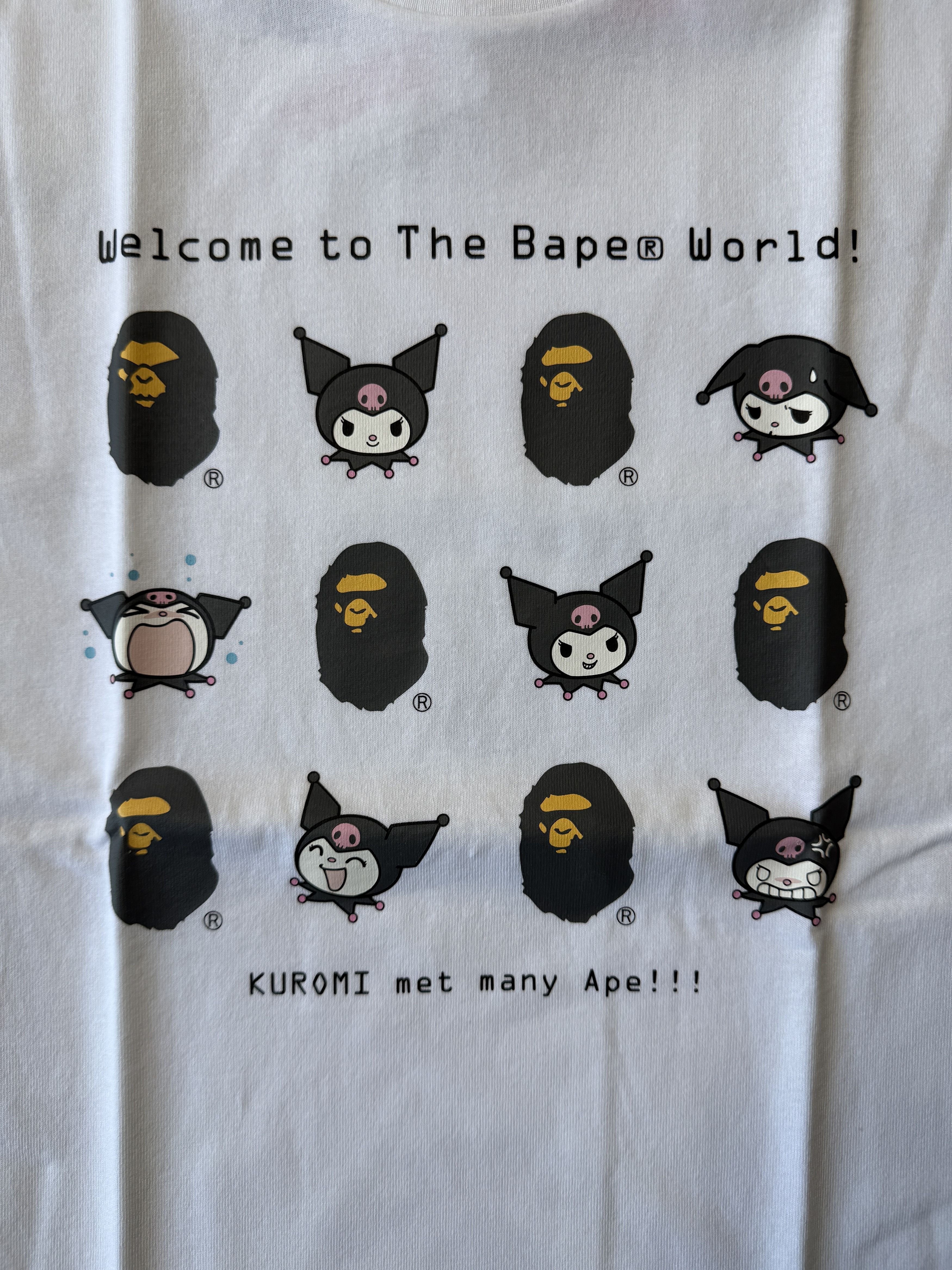 Bape BAPE X KUROMI TEE (2026) Size L / US 10 / IT 46 - 3 Thumbnail