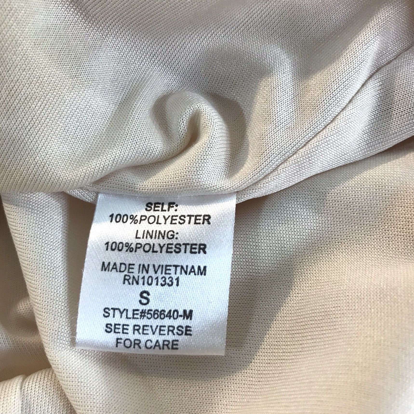 Vintage Charlotte Russe Dress Shirt Women Knee Length Beige 1/2 Button-Up Roll Tab Sleeves S Size S / US 4 / IT 40 - 4 Thumbnail