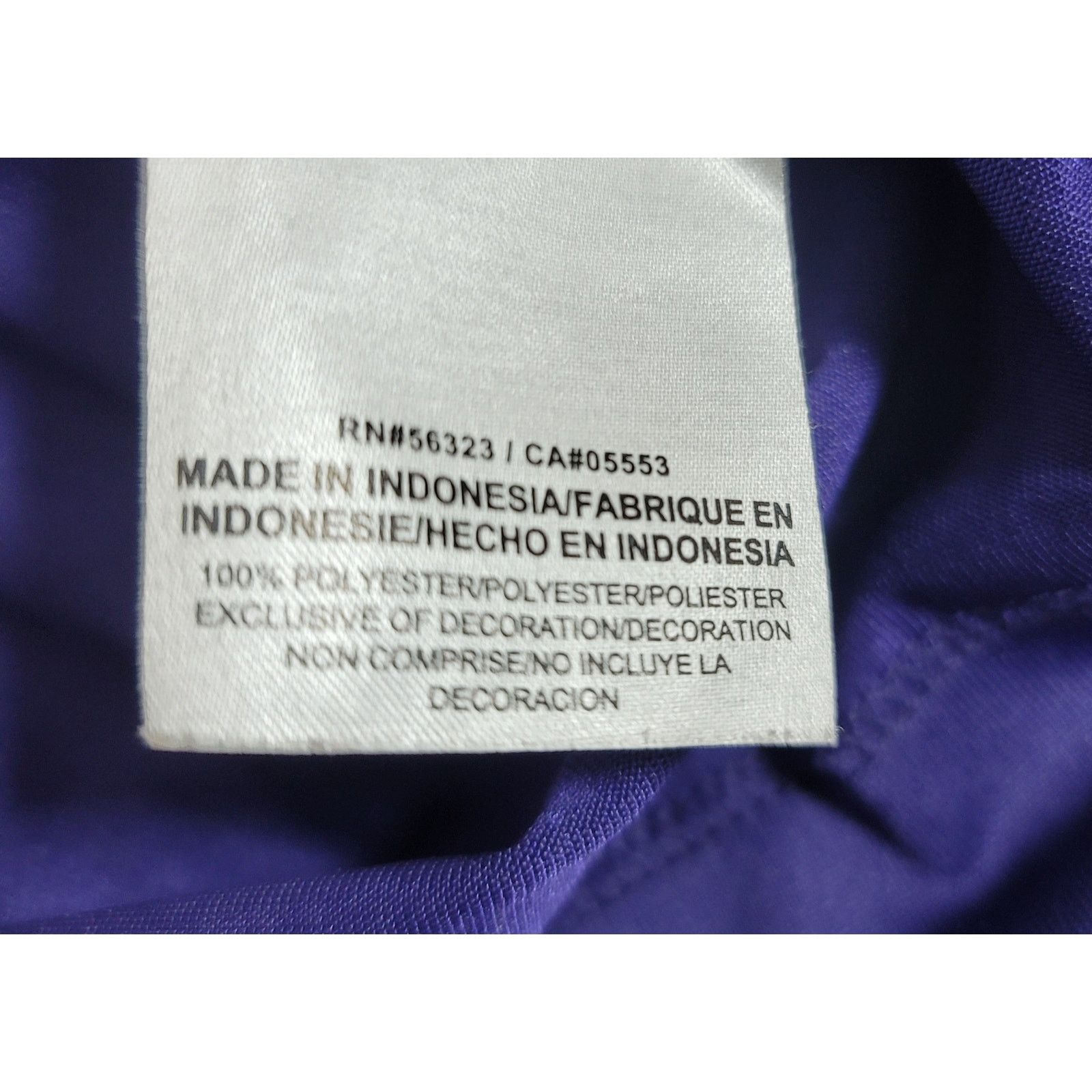 Nike Nike Purple TCU Texas Christian University Football Team Size US S / EU 44-46 / 1 - 4 Thumbnail