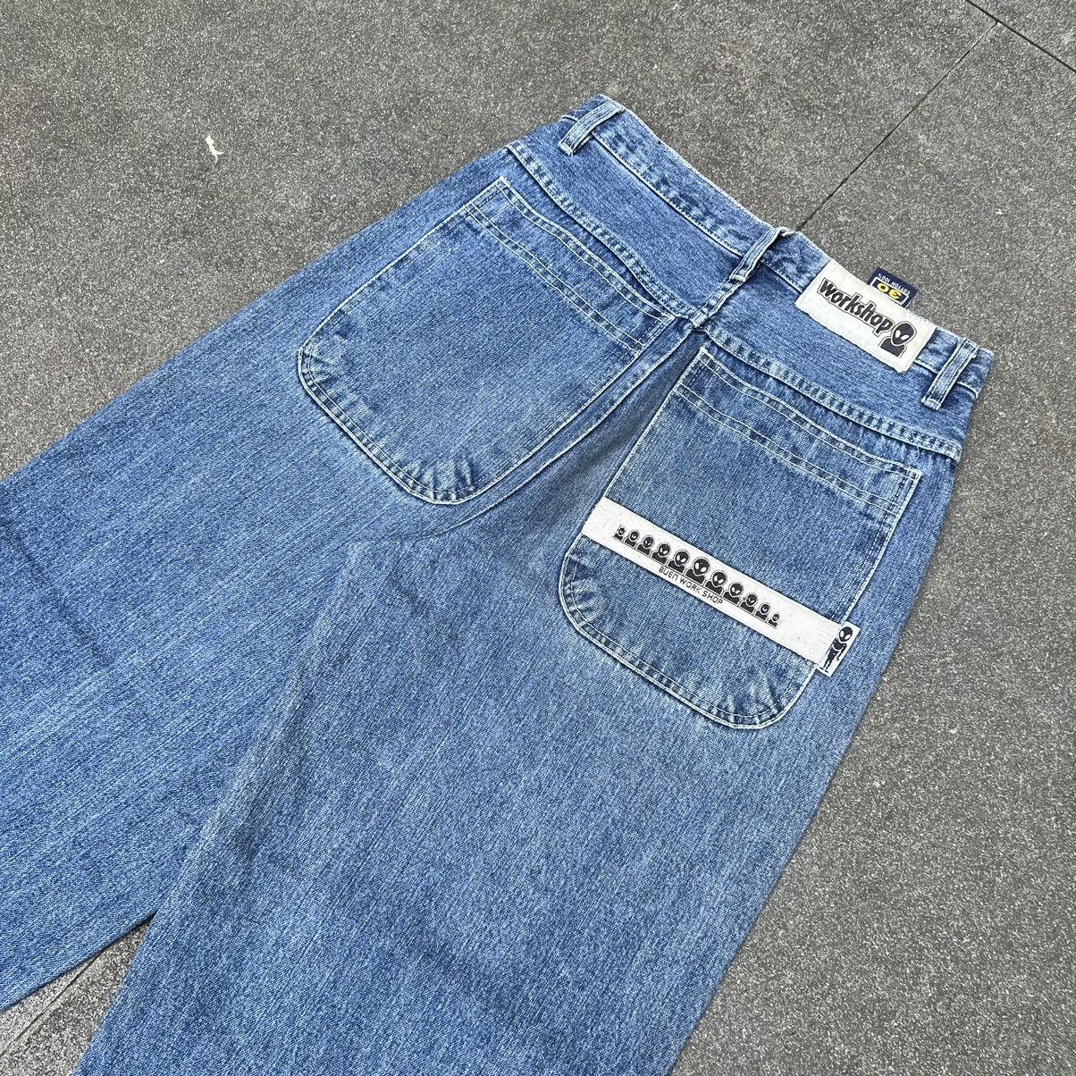 Alien Workshop × JNCO × Vintage Vintage Alien Workshop Baggy Jeans 