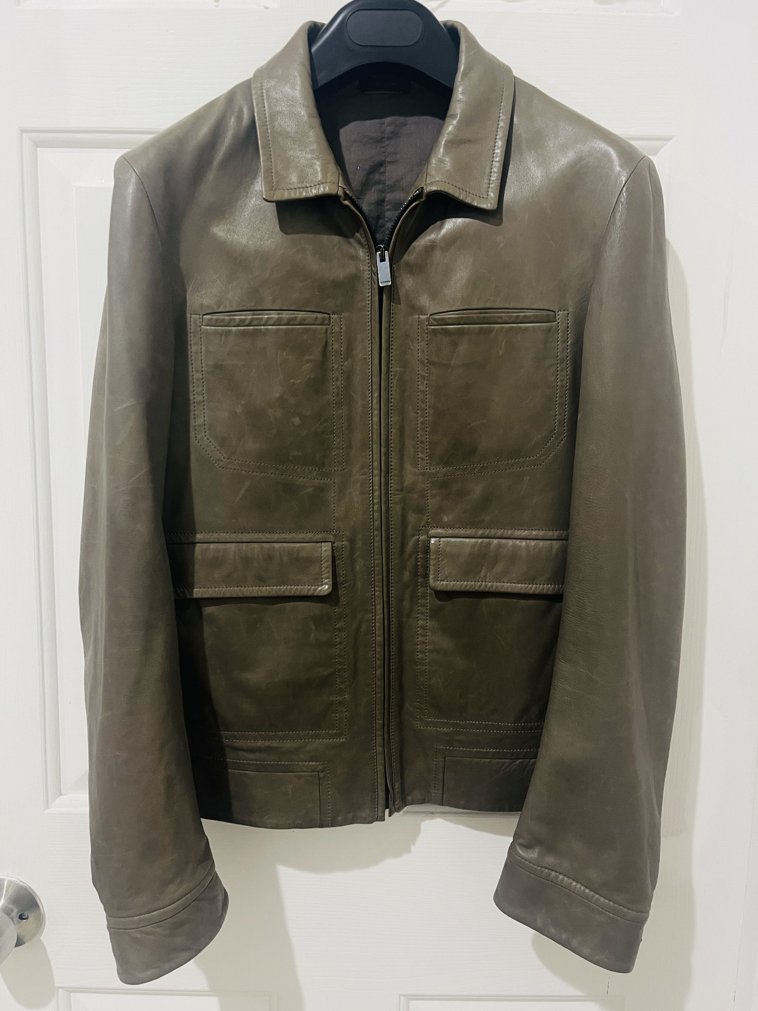 Men's Jil Sander Leather Jackets | Grailed