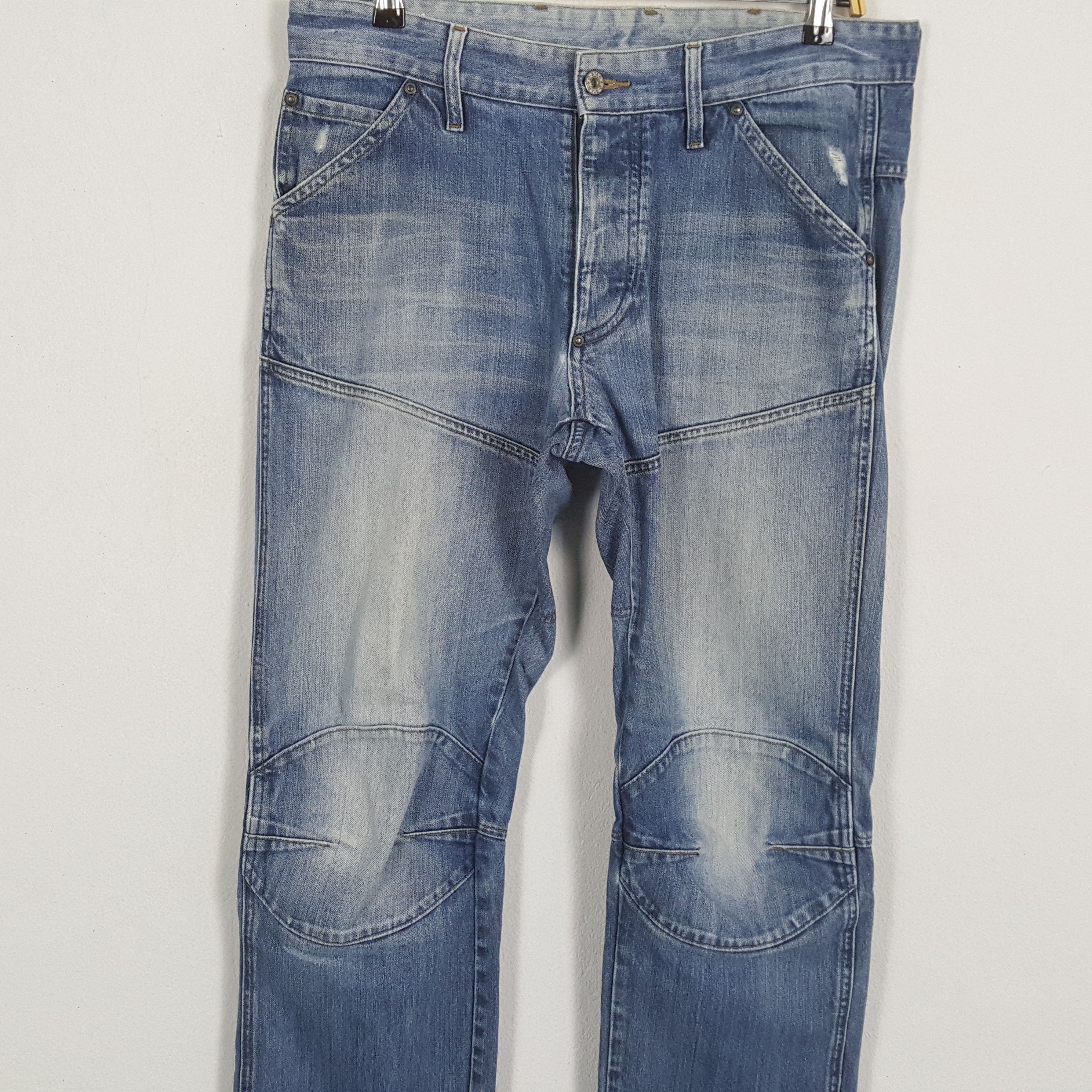 G-Star × Vintage Vintage G-STAR RAW Japanese Fashion Brand Riders Jeans Size US 34 / EU 50 - 2 Thumbnail