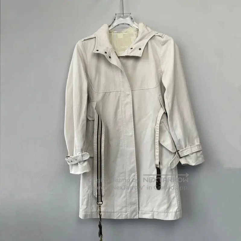 Max Mara MaxMara Cream Women's Trench Coat . Size S / US 4 / IT 40 - 1 Thumbnail