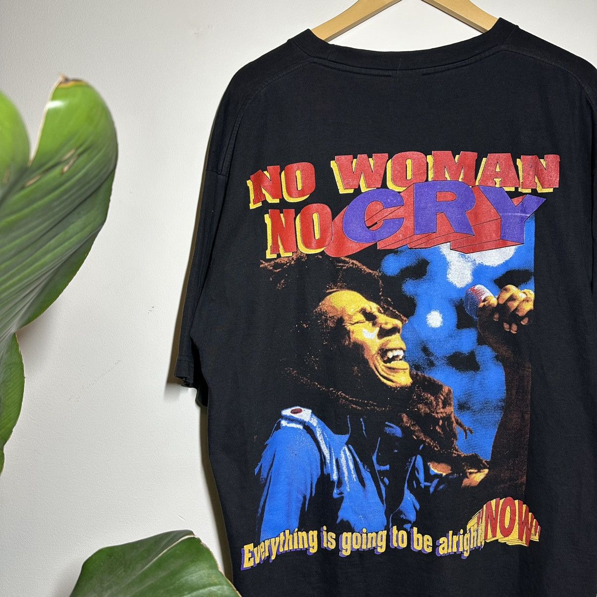 Rap Tees × Vintage Rare Authentic Vintage Bob Marley Big Face Grail Rap Tee Size US XL / EU 56 / 4 - 4 Thumbnail