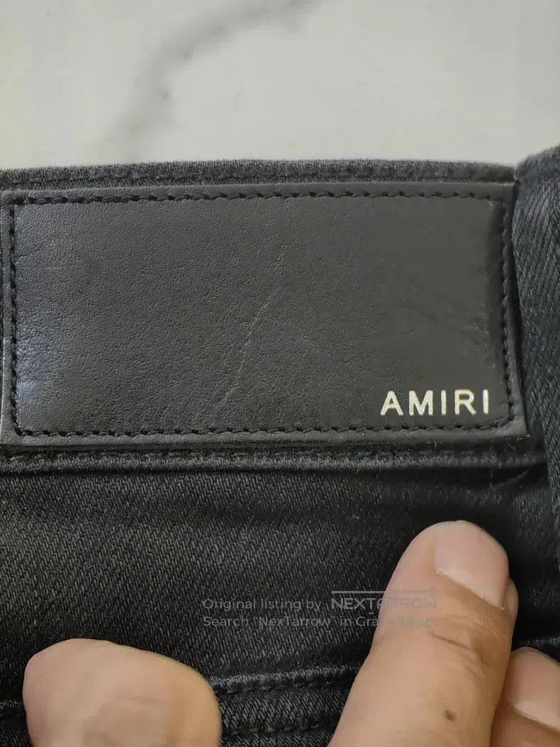 Amiri Amiri MX1 Black Patchwork Jeans 34. Size US 34 / EU 50 - 8 Thumbnail