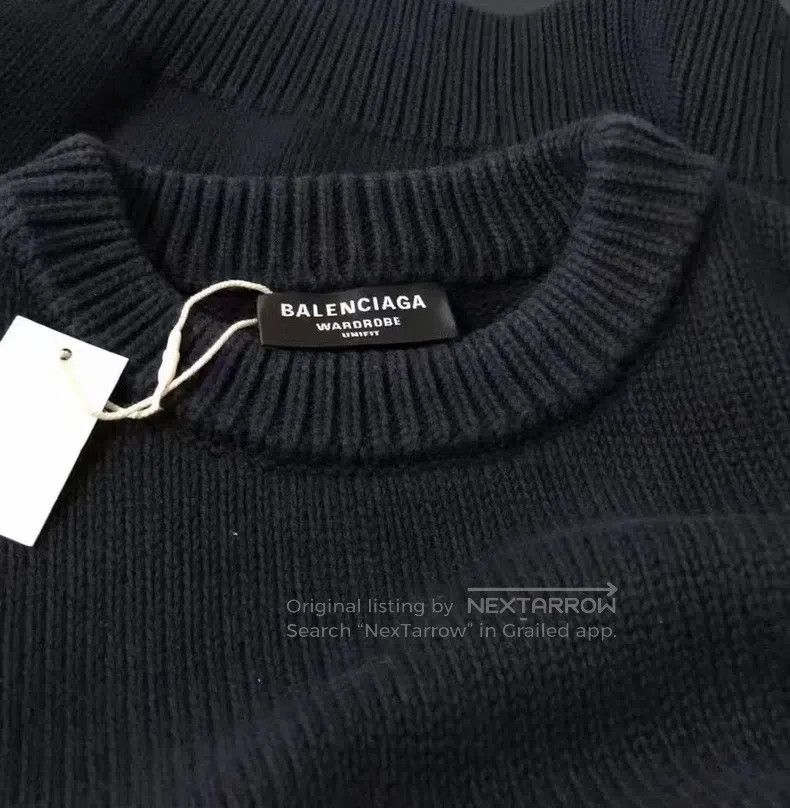 Balenciaga Balenciaga Loose Knit Sweater Size US S / EU 44-46 / 1 - 4 Thumbnail