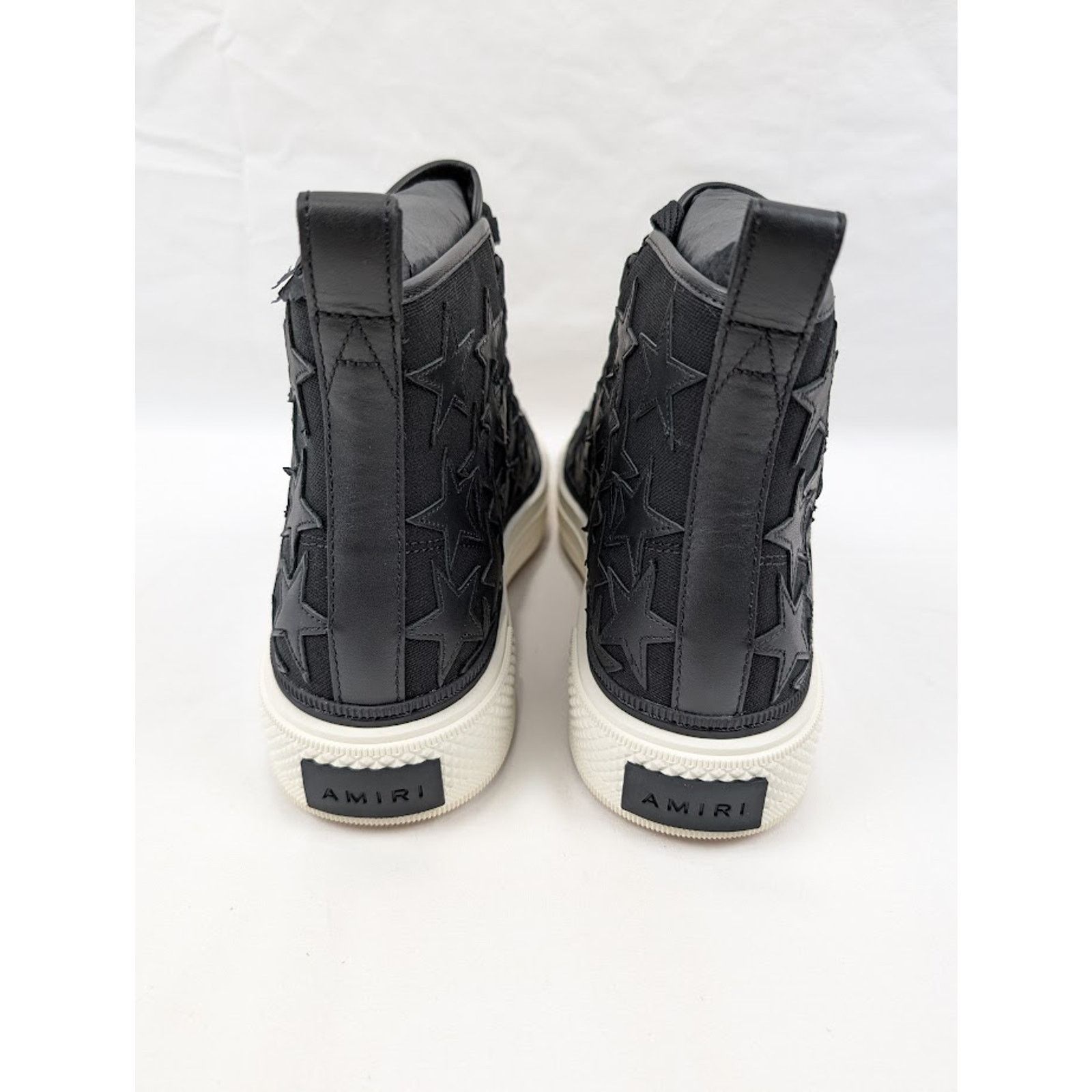 Amiri o1rshd1 Q:6 / Stars Court Hi-Top Sneakers in Black/White Size US 11 / EU 44 - 17 Thumbnail
