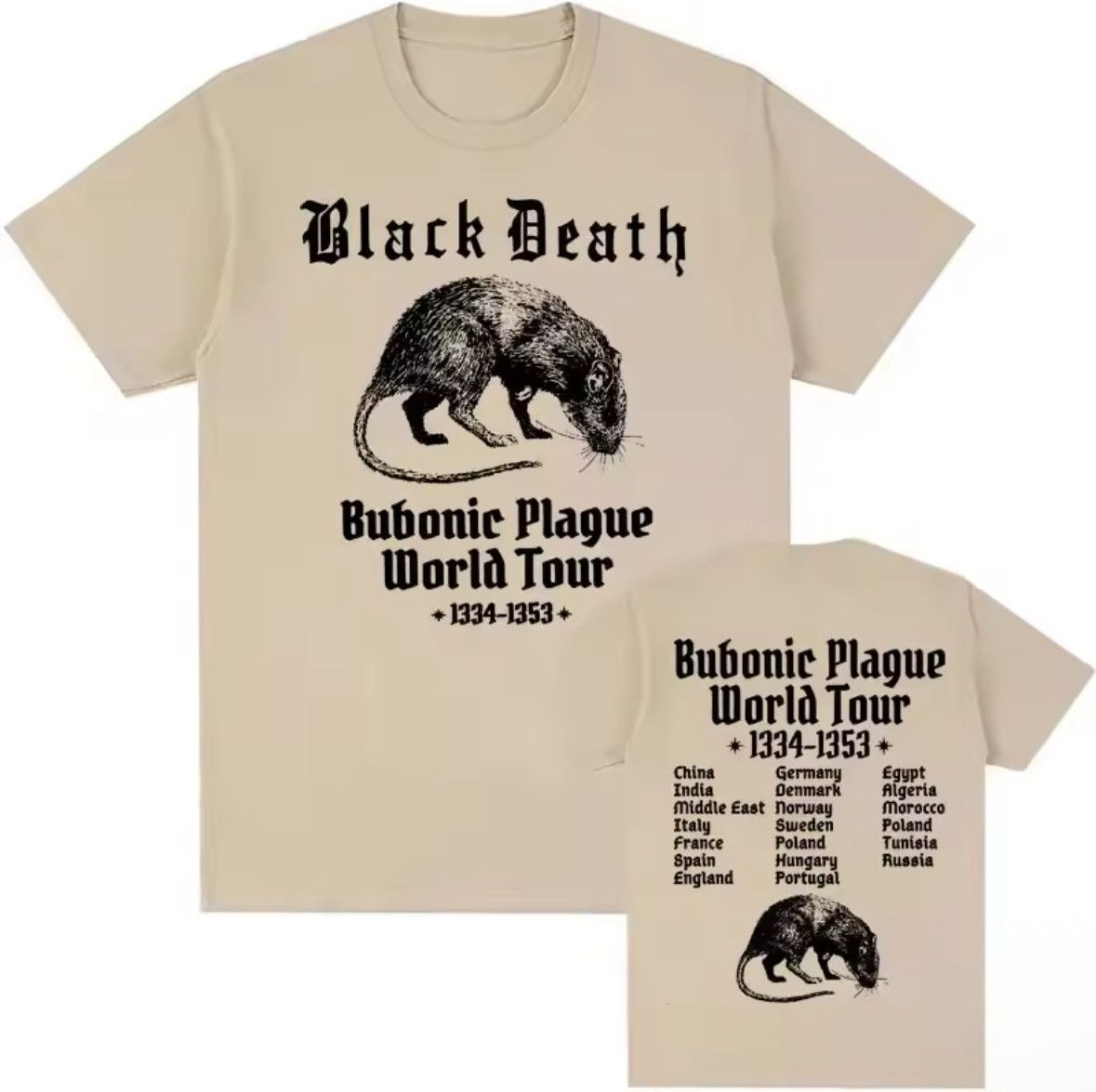Japanese Brand Y2K Vintage Retro Bubonic World Tour Short Sleeve T-Shirt Size US L / EU 52-54 / 3 - 1 Thumbnail