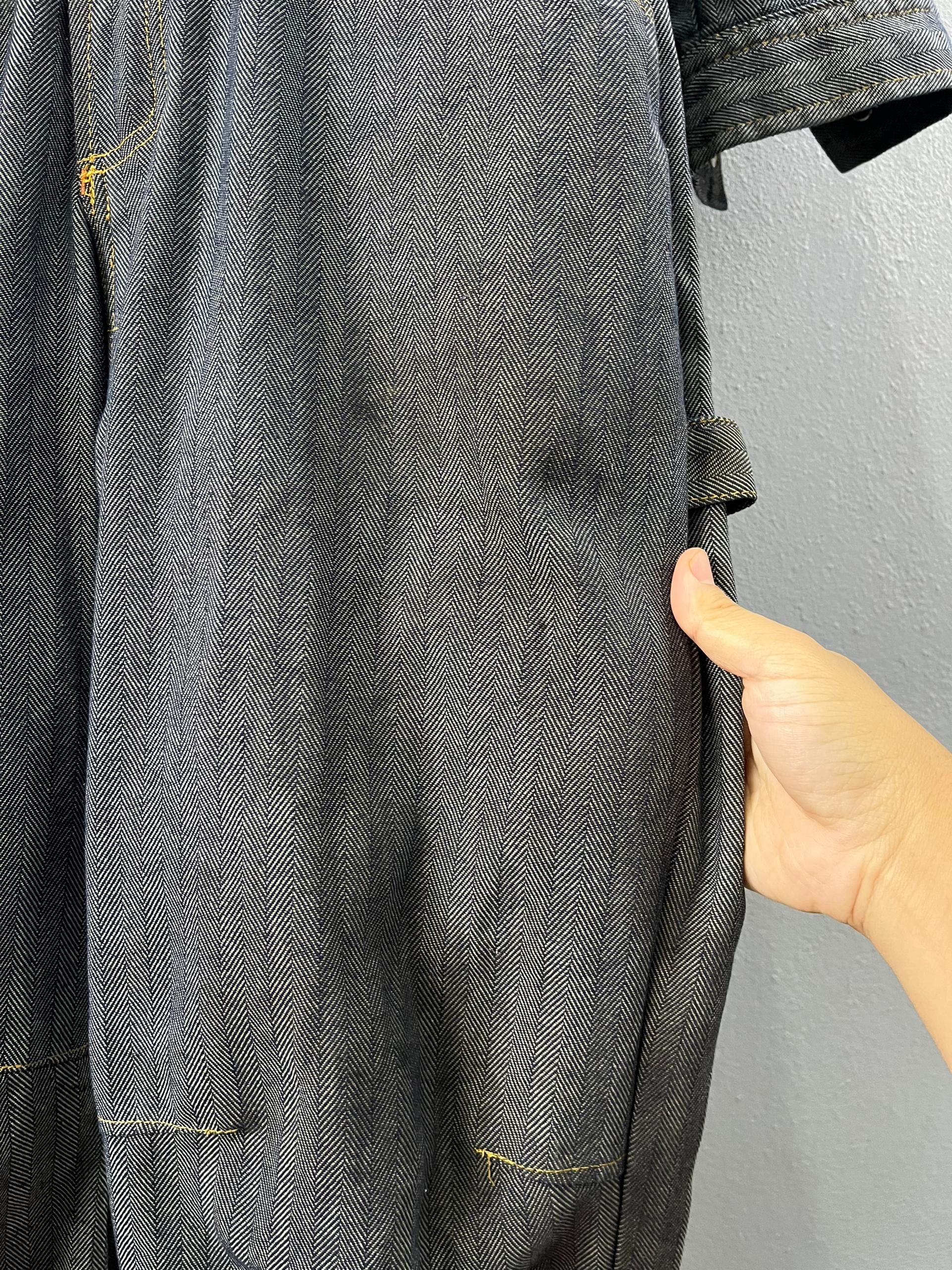 Japanese Brand Zack Styles Gold Herringbone Denim Coverall Size US S / EU 44-46 / 1 - 9 Thumbnail