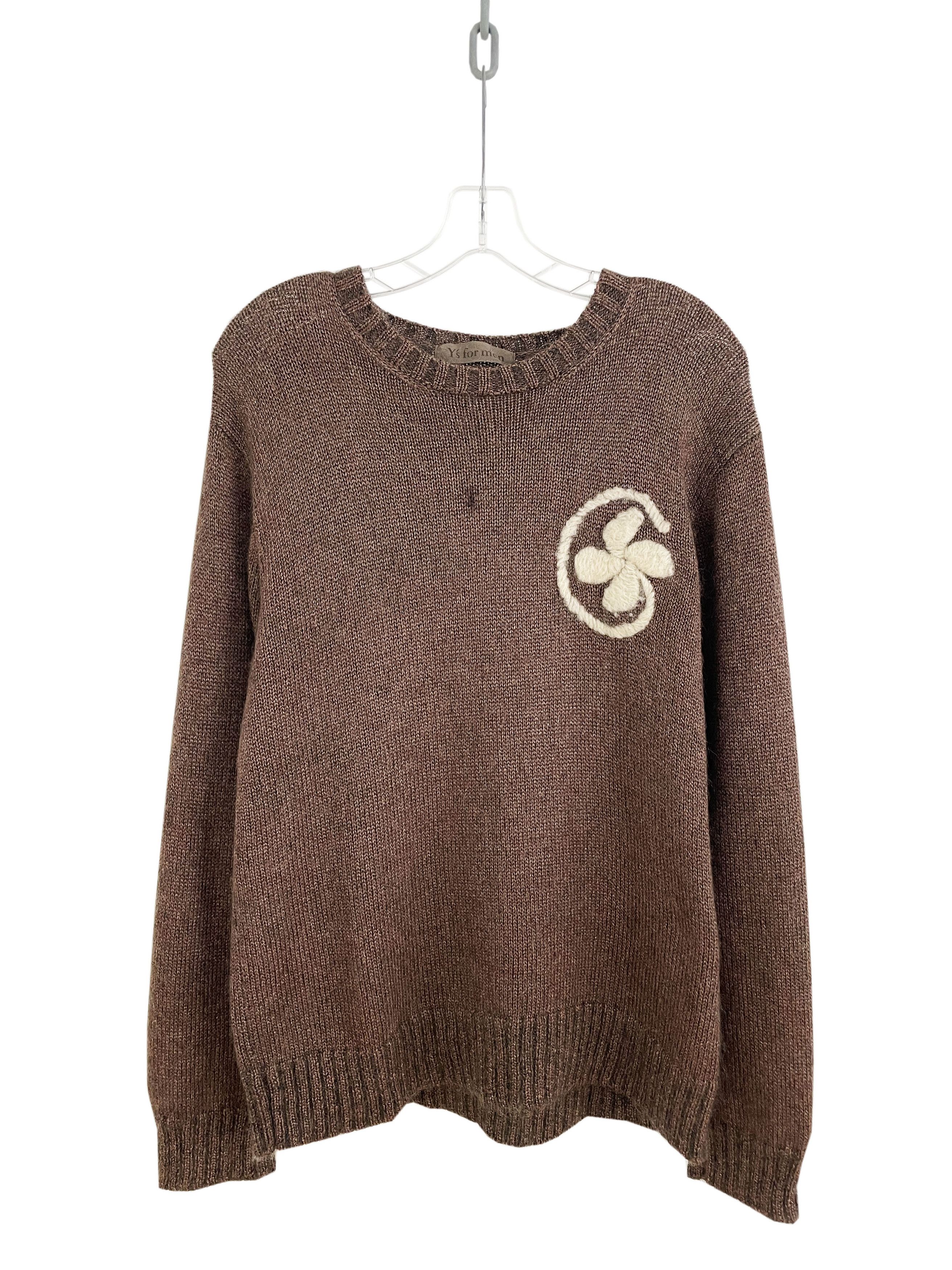 Yohji Yamamoto Clover Mohair Sweater Size US L / EU 52-54 / 3 - 1 Thumbnail