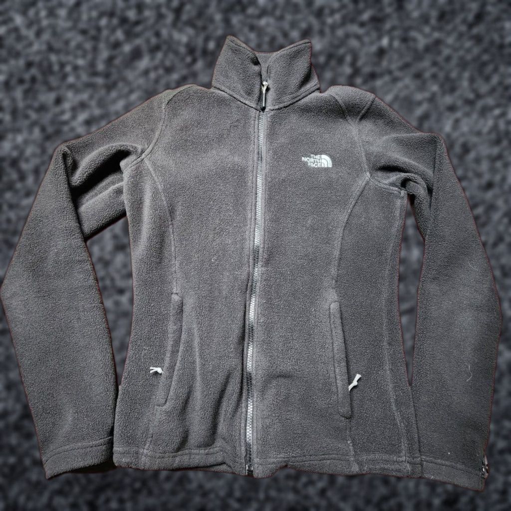 The North Face Womens XS The North Face Jacket Gray Fleece Full Zip Logo Pockets Outdoor Size XS / US 0-2 / IT 36-38 - 1 Thumbnail