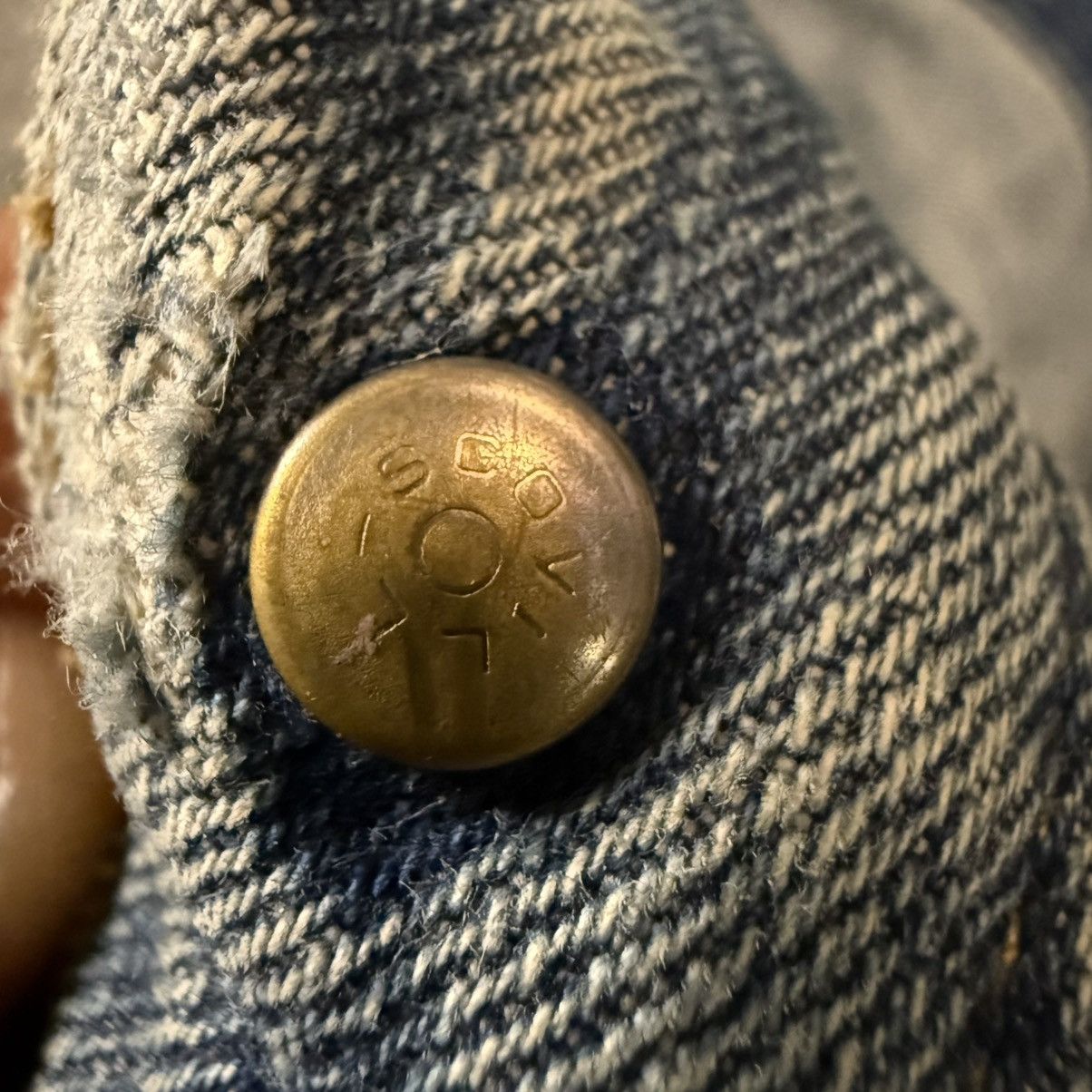 Warehouse Vintage 90s Japanese Denim Warehouse Dirty Destroyed Denim Size US 34 / EU 50 - 15 Thumbnail