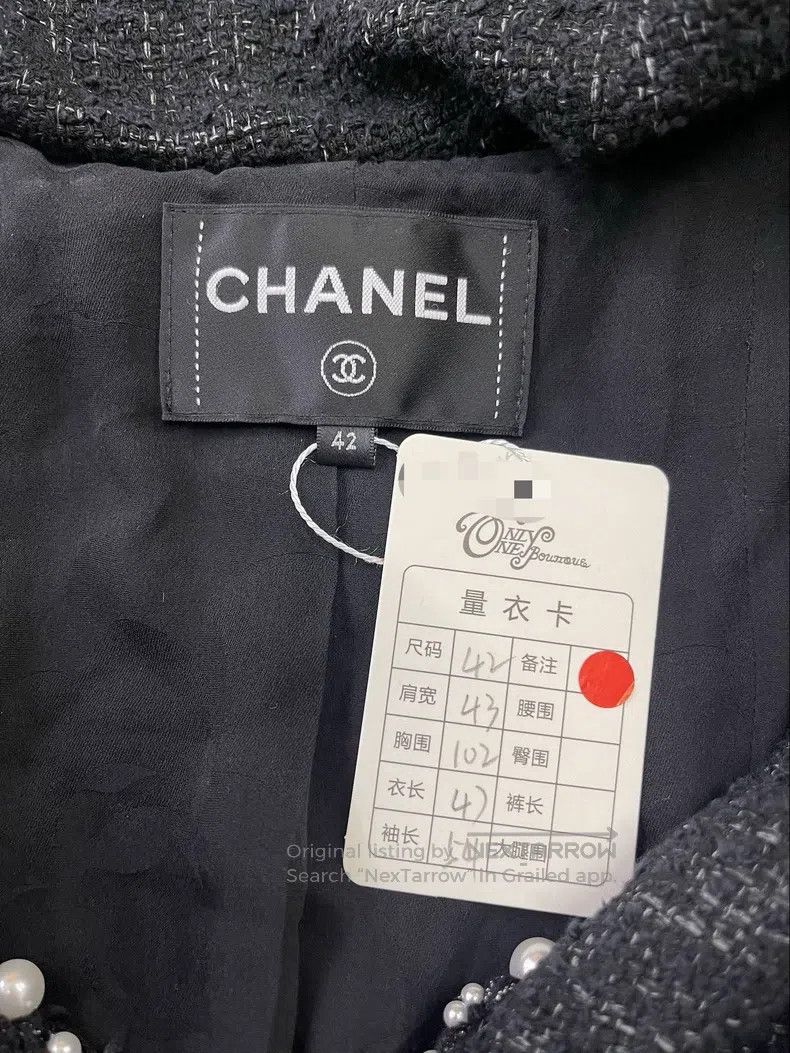 Chanel Chanel 25P Classic Little Black Coat Size M / US 6-8 / IT 42-44 - 4 Thumbnail