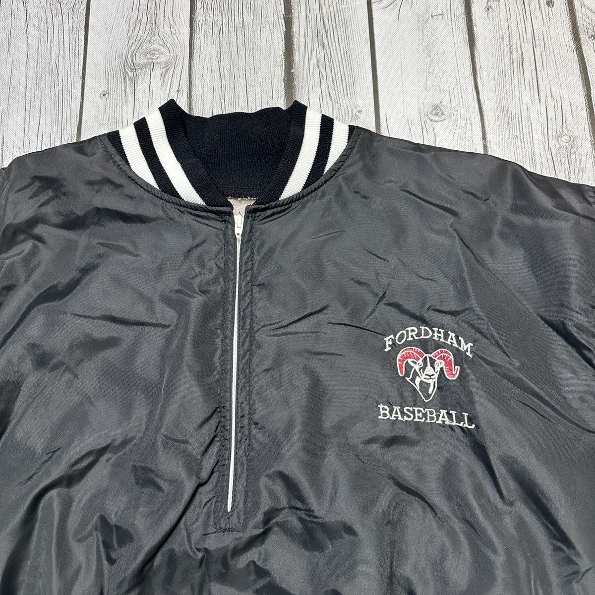 NCAA × Vintage Vintage Fordham Rams Baseball windbreaker Size US XL / EU 56 / 4 - 3 Thumbnail