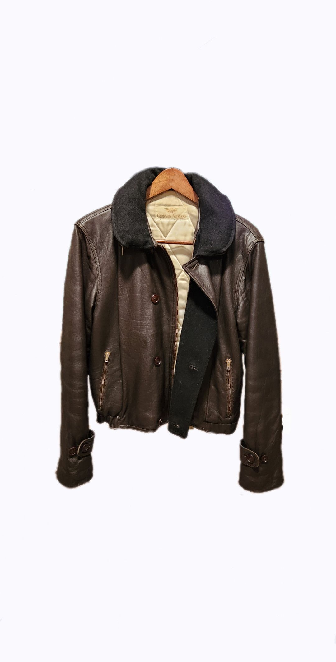 Archival Vintage GIORGIO ARMANI Giorgio Armani leather jacket - View 13