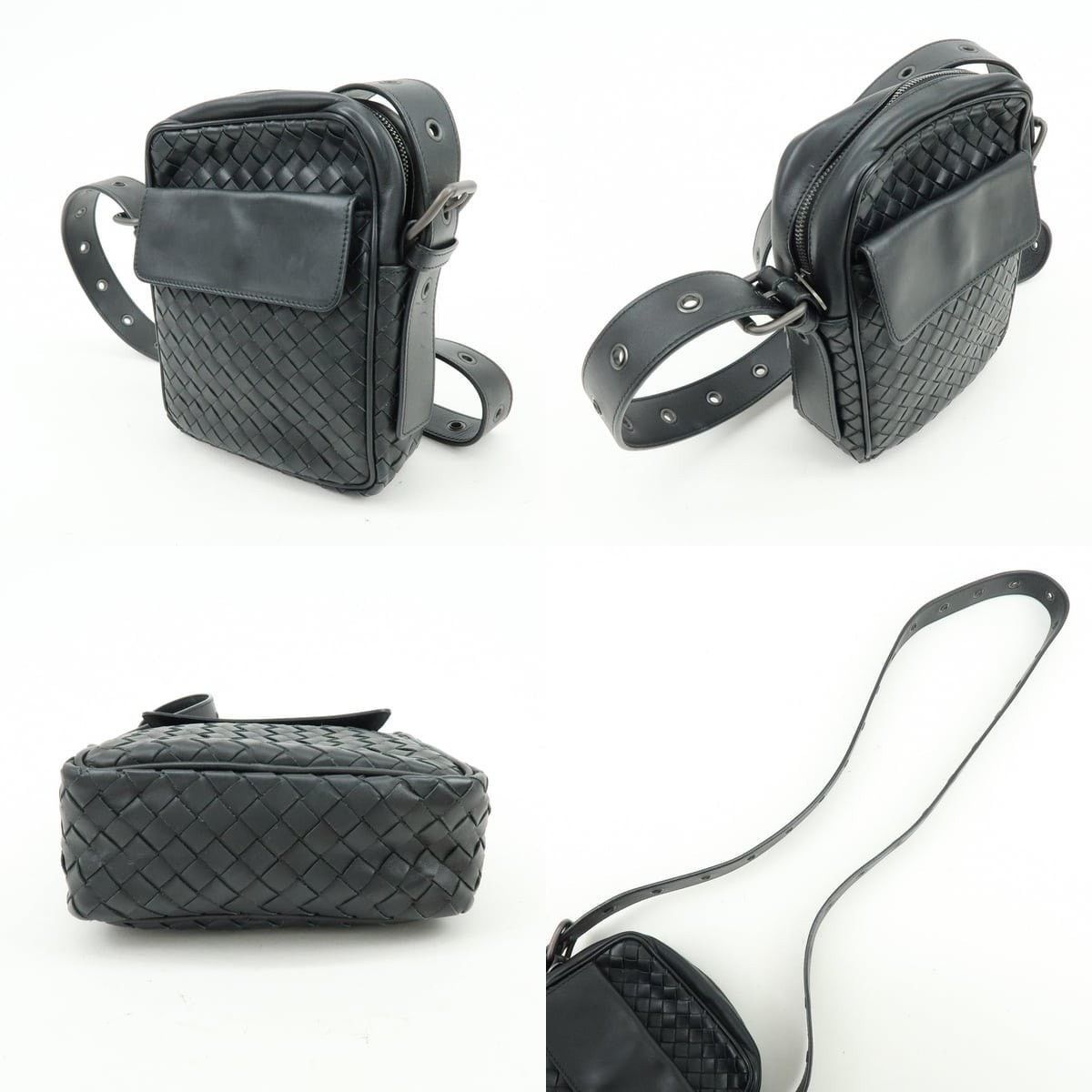 Bottega Veneta Bottega Veneta Intrecciato Lambskin Crossbody Bag Size ONE SIZE - 3 Thumbnail