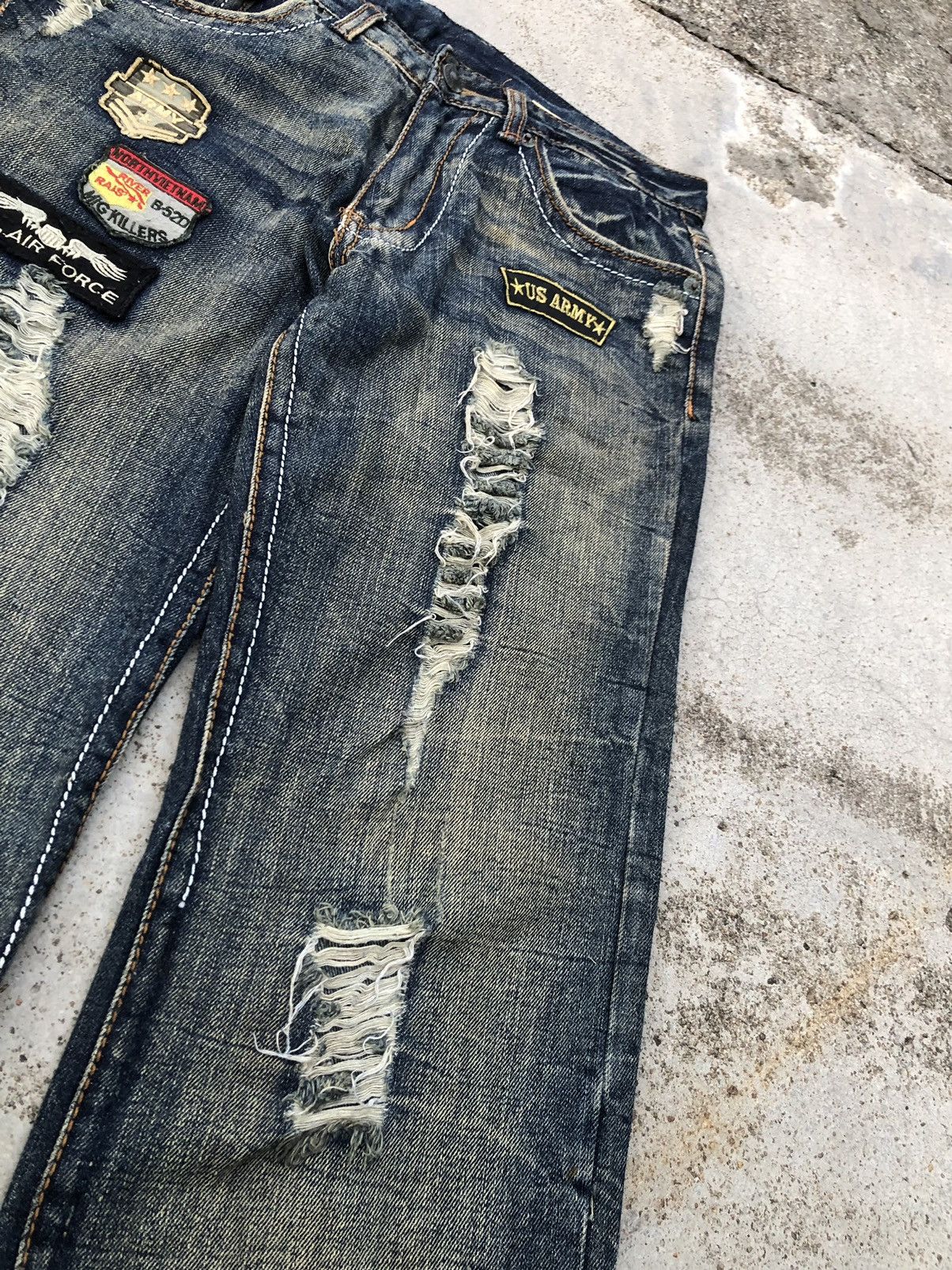 Other BOOTCUT RUSTY DISTRESSED DENIM Size US 30 / EU 46 - 3 Thumbnail