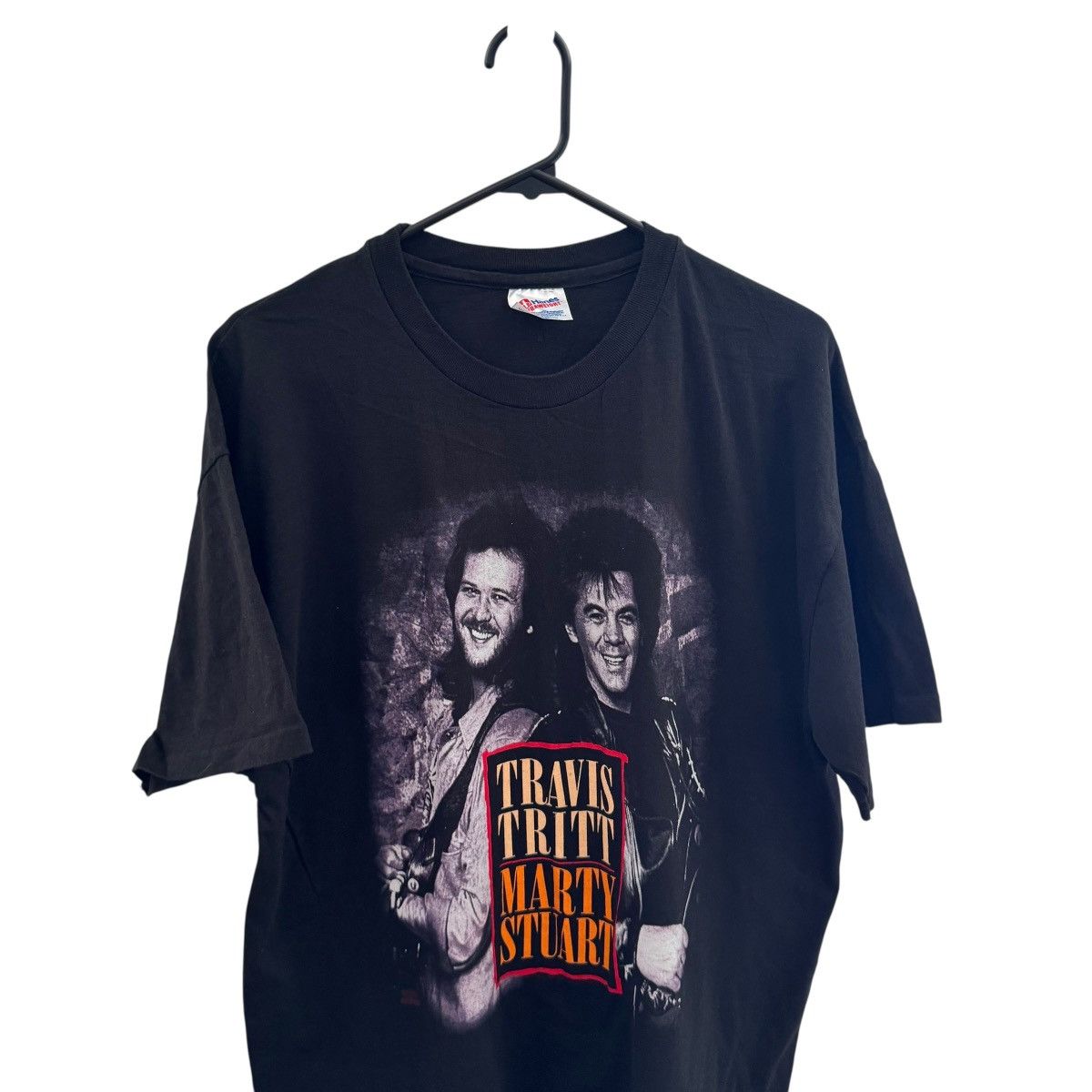 Hanes × Vintage vintage country travis tritt marty stuart band t shirt Size US XL / EU 56 / 4 - 1 Thumbnail