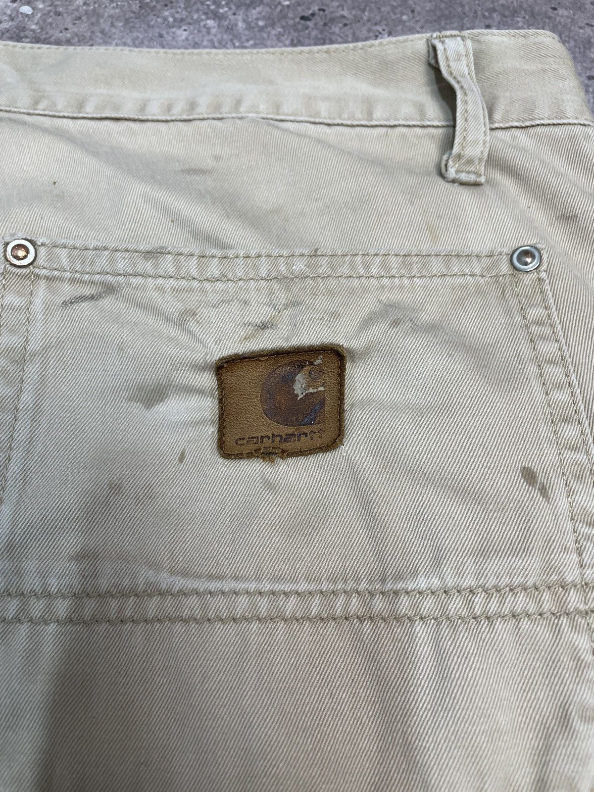 Carhartt Vintage Carhartt Wip Double Knee Single Cargo Shorts Pants Size US 31 - 8 Thumbnail