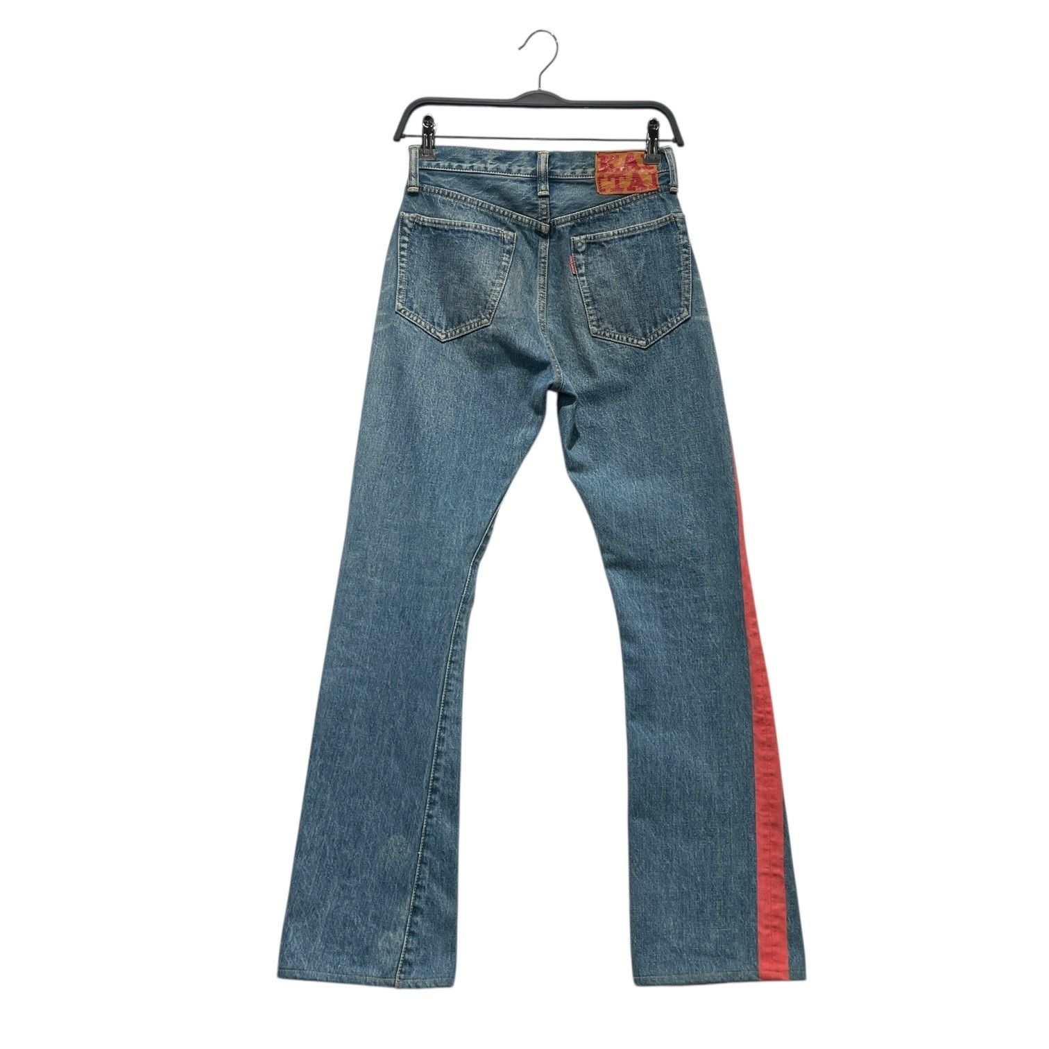 Kapital Archive Side Stripe Bootcut Denim Pants Size 27" / US 4 / IT 40 - 2 Thumbnail