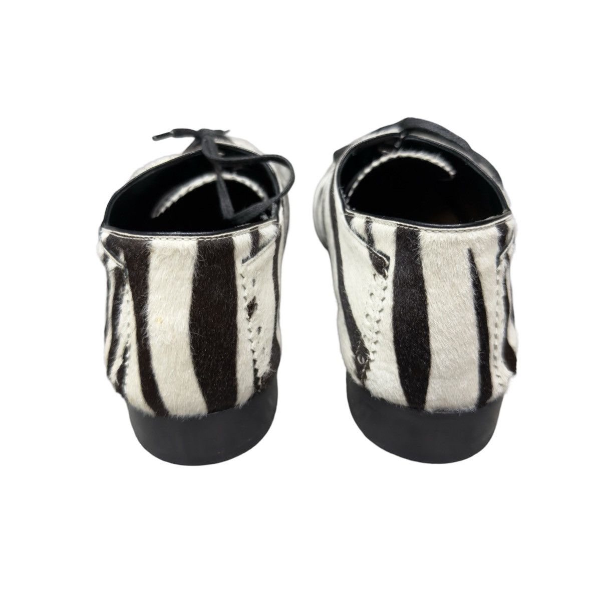 Balenciaga Balenciaga Nicolas Ghesquiere Pony Hair Leather Derby Size US 8.5 / EU 41-42 - 8 Thumbnail