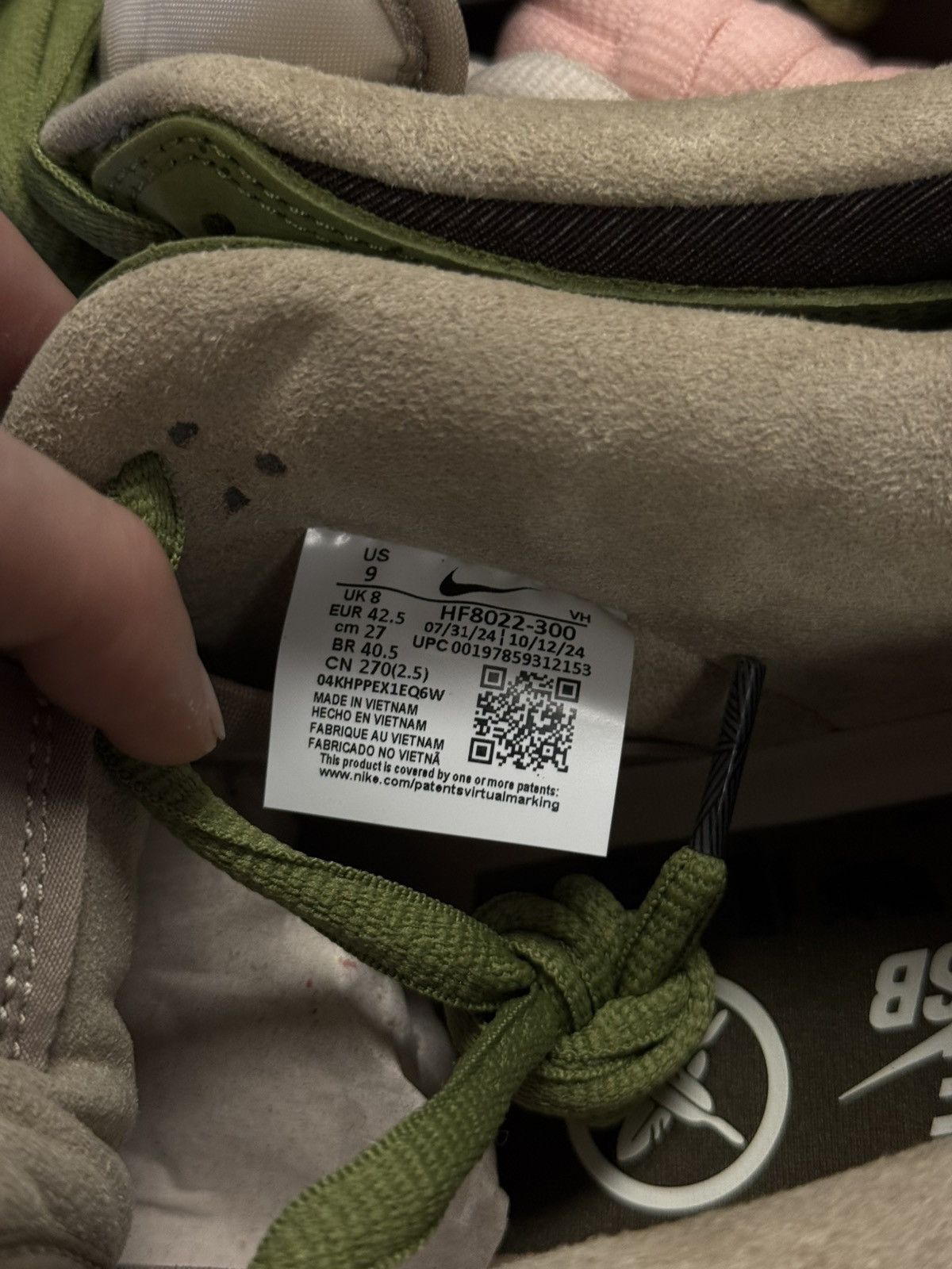 Nike Nike Dunk Low Yuto Horigome Matcha Size 9 (NEW) Size US 9 / EU 42 - 8 Thumbnail