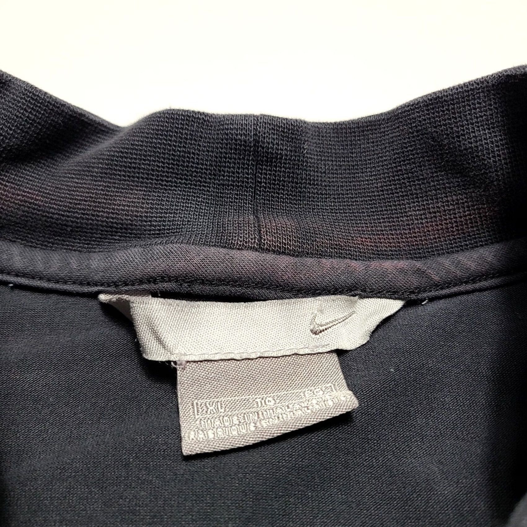 Nike Nike Mock Neck Long Sleeve Shirt Black Spandex Y2K 90s Retro Mens Large Size Regular Stretch Cotton Size US L / EU 52-54 / 3 - 6 Thumbnail