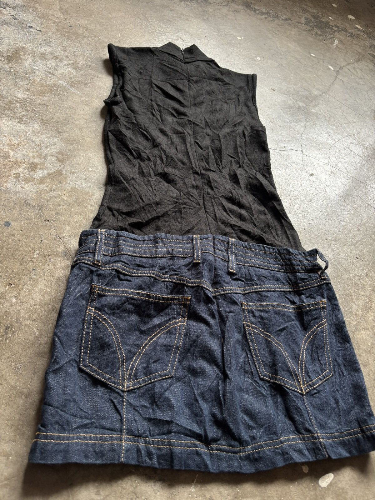 Dolce & Gabbana Dolce & gabbana skirt jeans jumpsuit Size 26" / US 2 / IT 38 - 8 Thumbnail