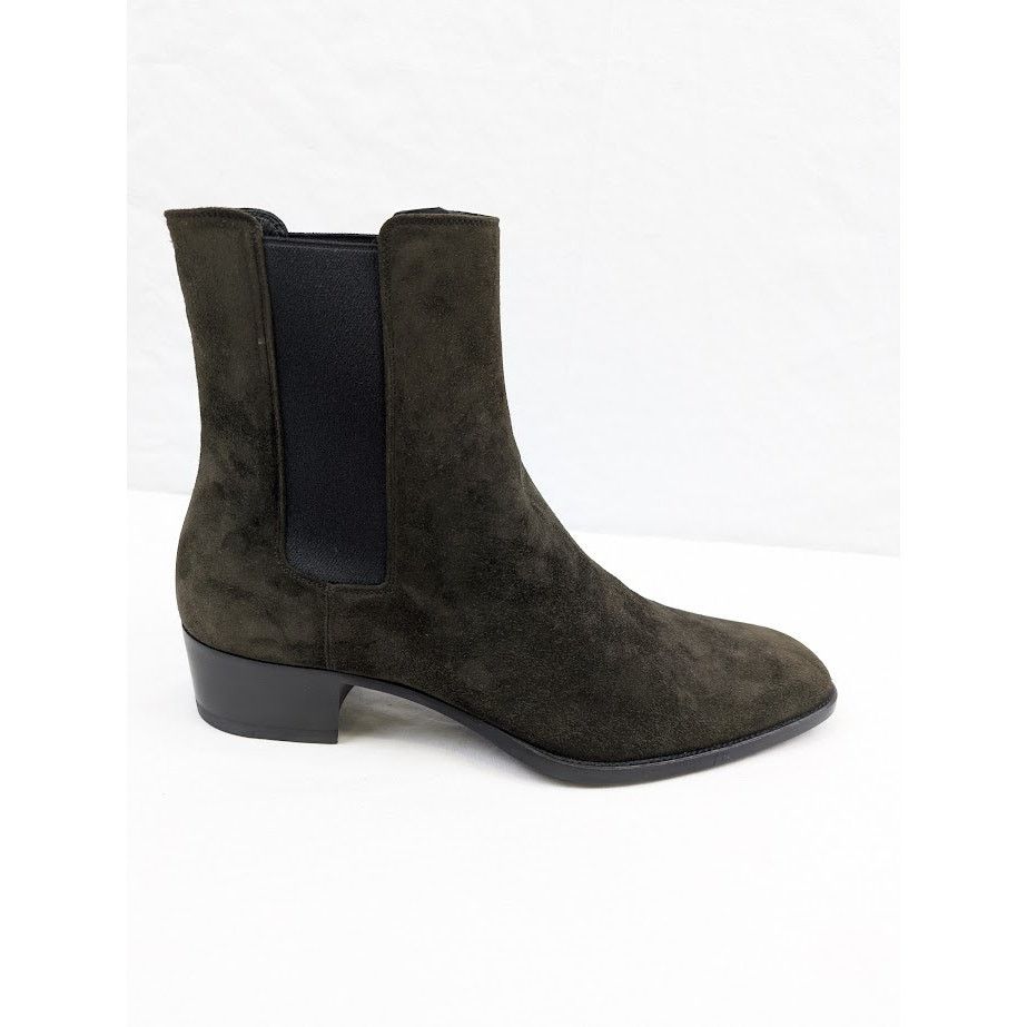 Saint Laurent Paris o1rshd1 Wyatt 40 Chelsea Cachemire Boots in Sabble Brown Size US 11 / EU 44 - 3 Thumbnail