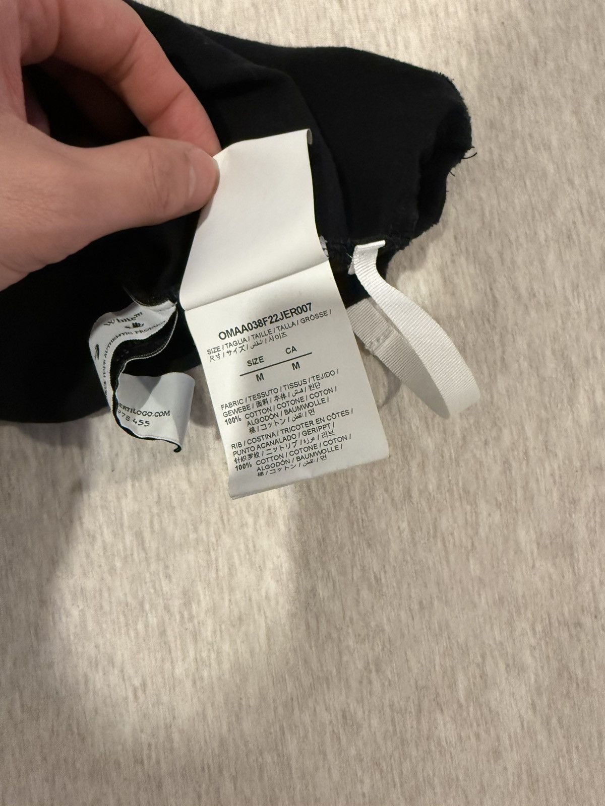 Off-White NEW OFF WHITE Industrial Over Short Sleeve T-Shirt Sz M Size US M / EU 48-50 / 2 - 8 Thumbnail