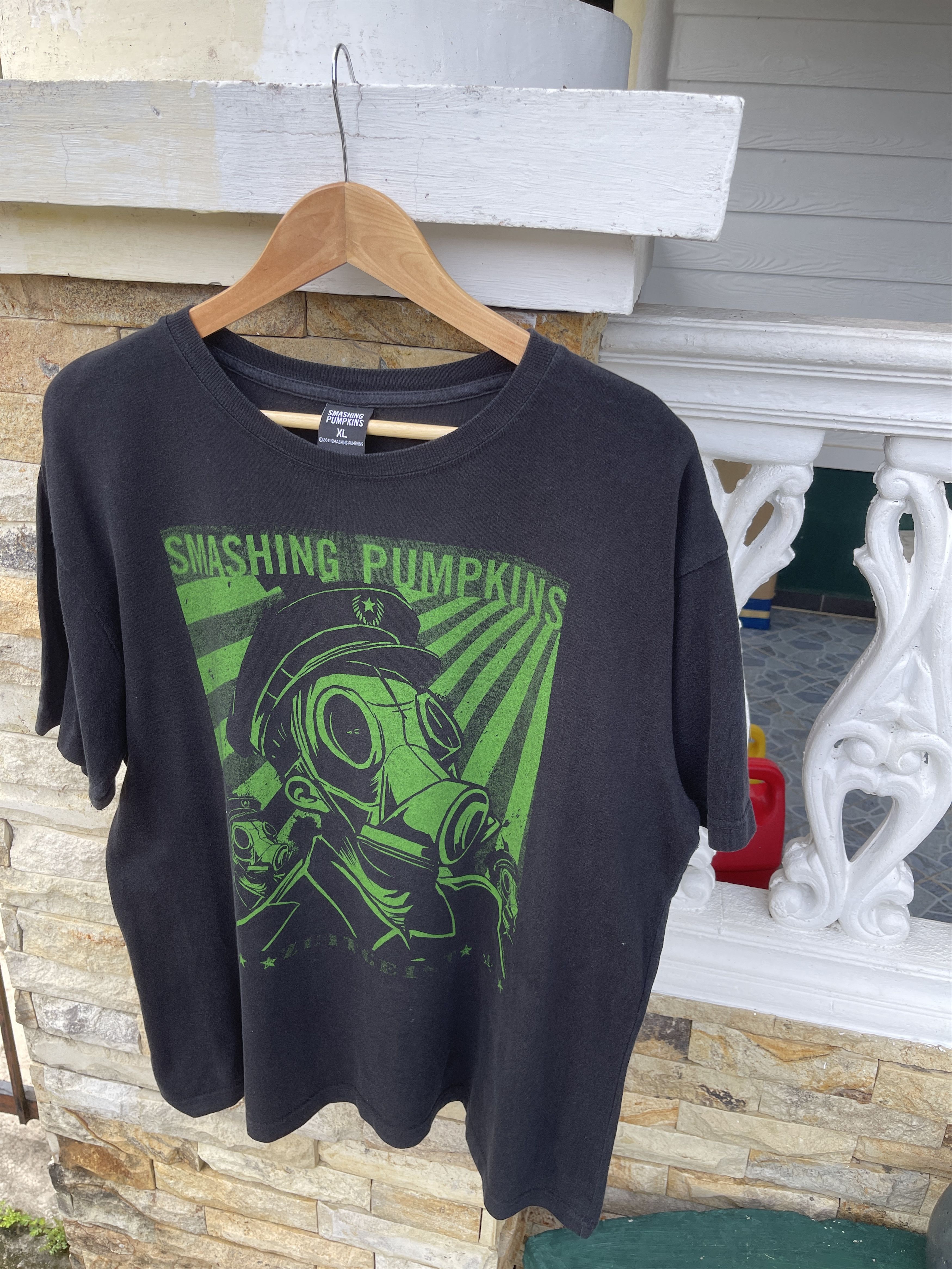 Band Tees Last Drop🔥Rare🔥Vintage Smashing Pumkins Band T-Shirt Size US XL / EU 56 / 4 - 3 Thumbnail